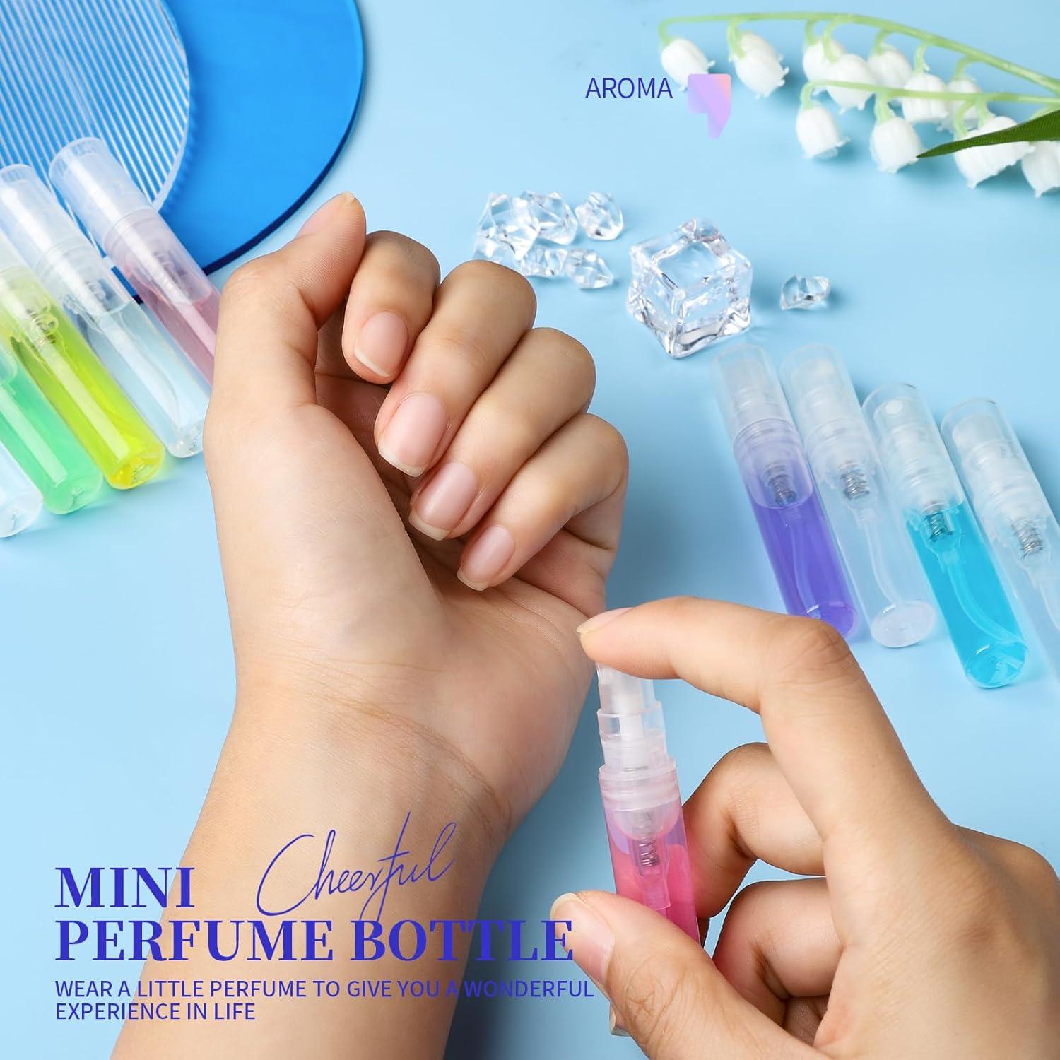 Fandamei Botellas Mini Spray 3ml - Paquete de 10 Recargables