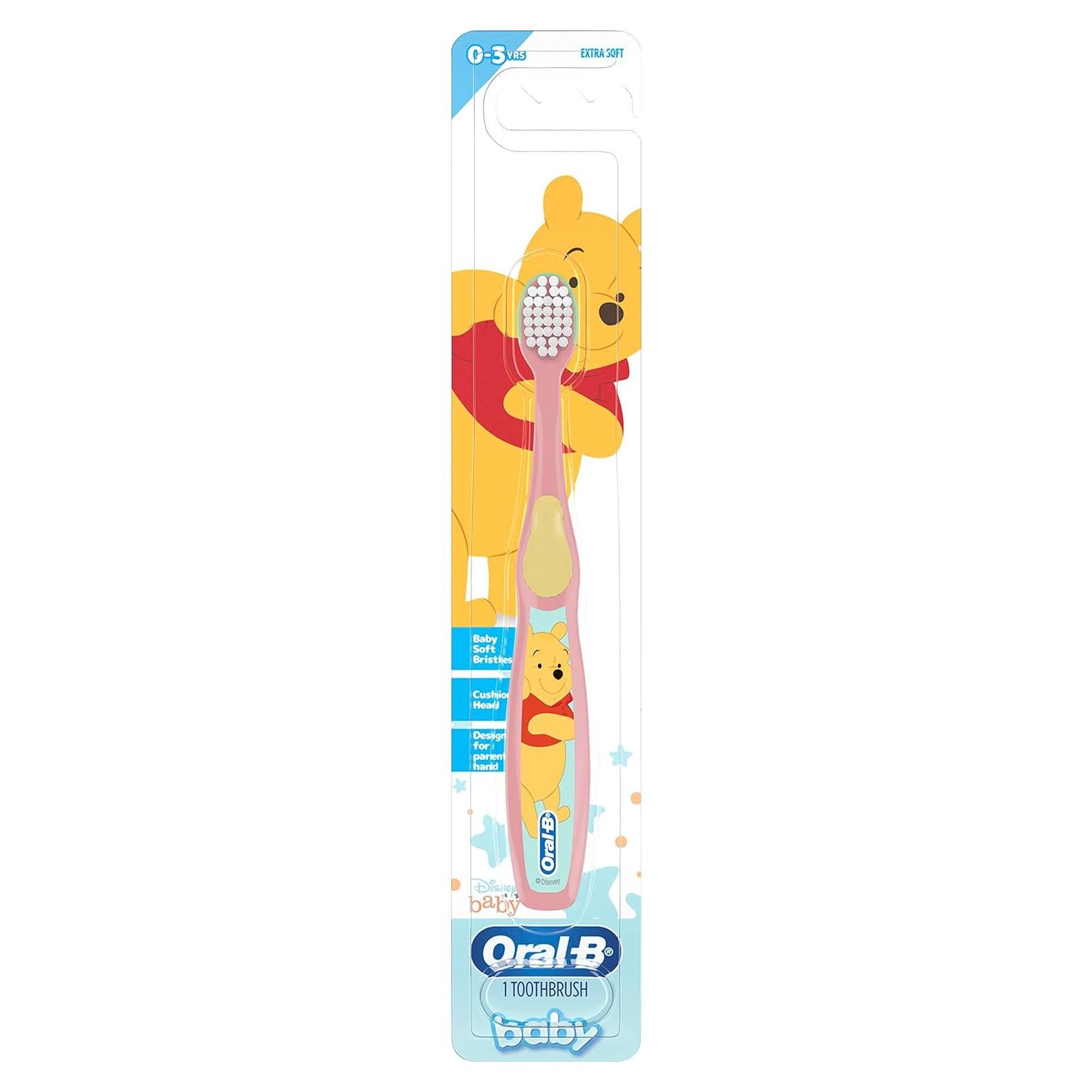 Cepillo de dientes Oral-B para bebés con Pooh - Cerdas suaves 0-3 años