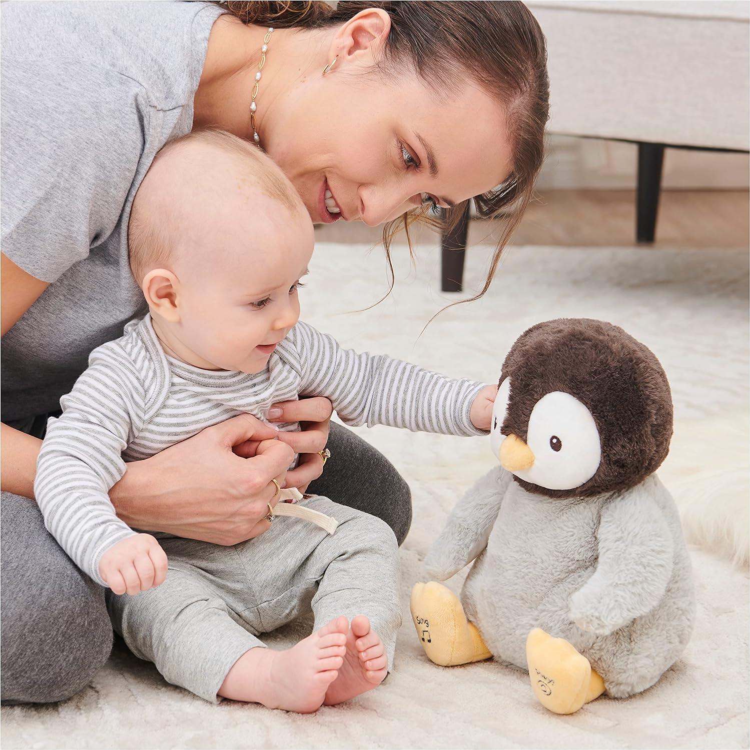 Peluches Animados GUND Kissy Pingüino 30 cm Interactivo