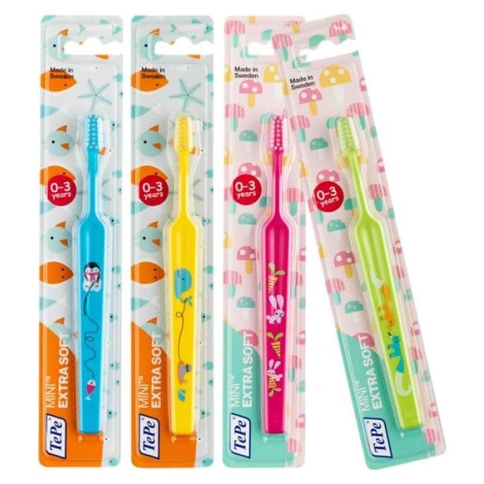 Cepillo de Dientes Mini Baby TePe X-Suave 0-3 Años