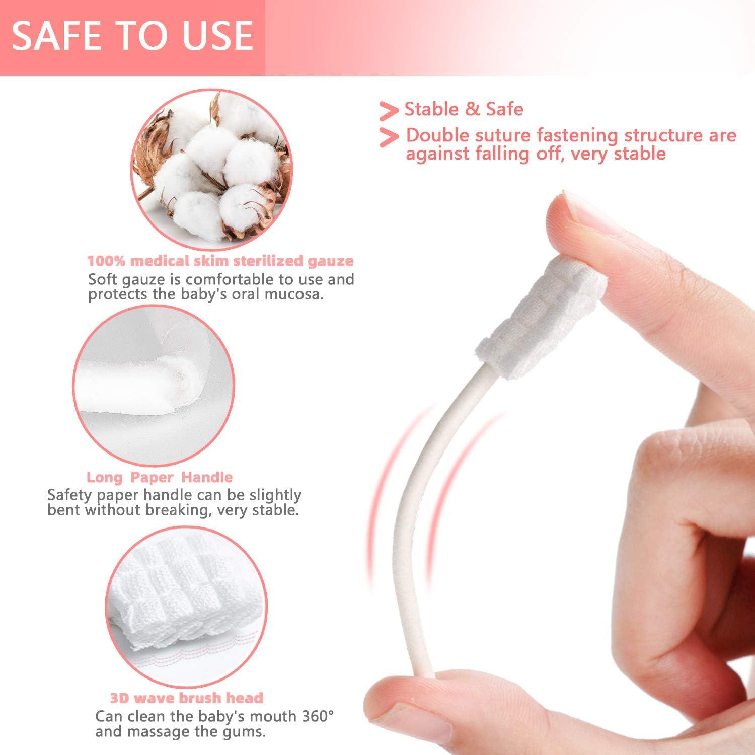 Limpiador de Lengua y Cepillo de Dientes EASICUTI 62PCS Bebés