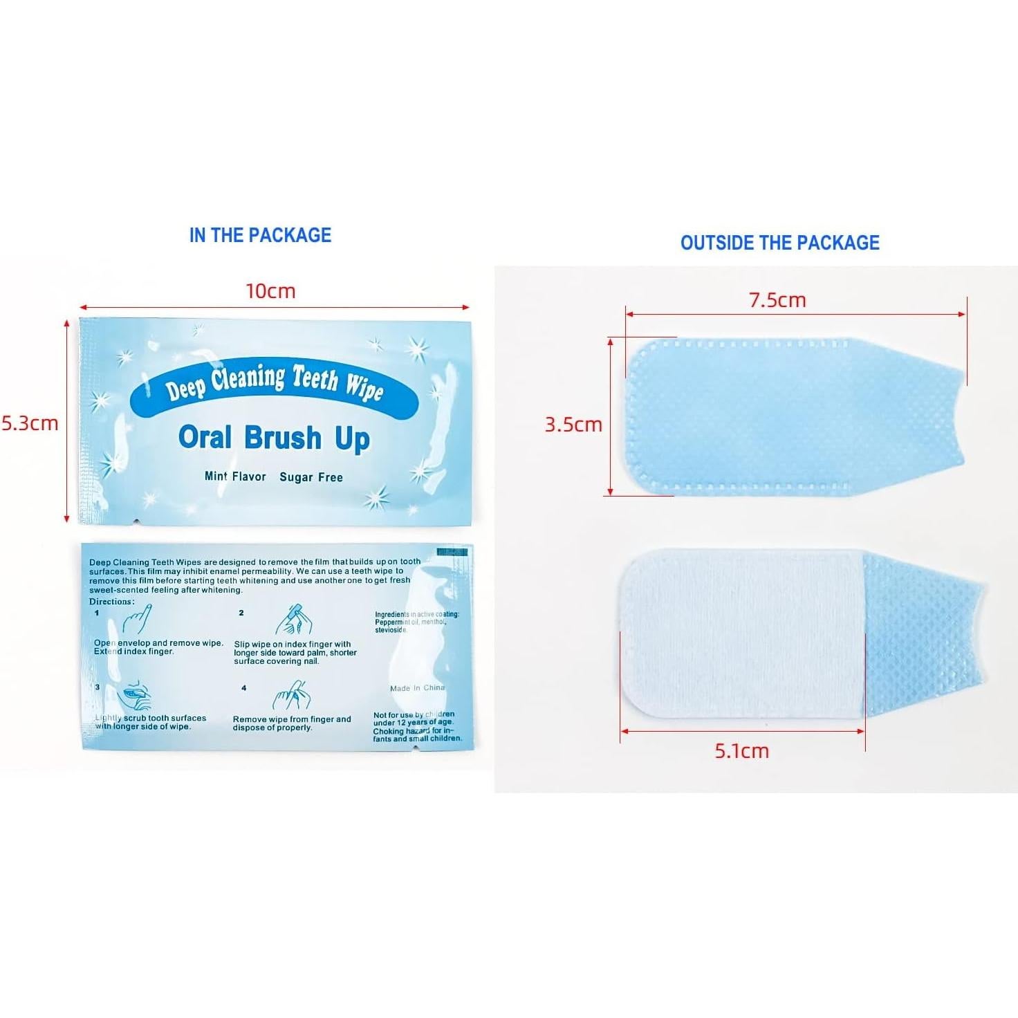 Toallitas de Limpieza Profunda Impressive Smile 100 PCS Menta