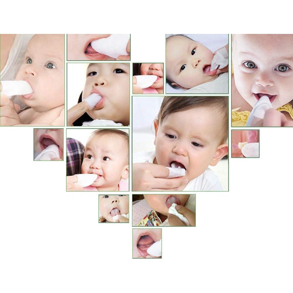 120 Pañales de Dientes de Bebé Gasa Suave Zmmyr Higiene Oral