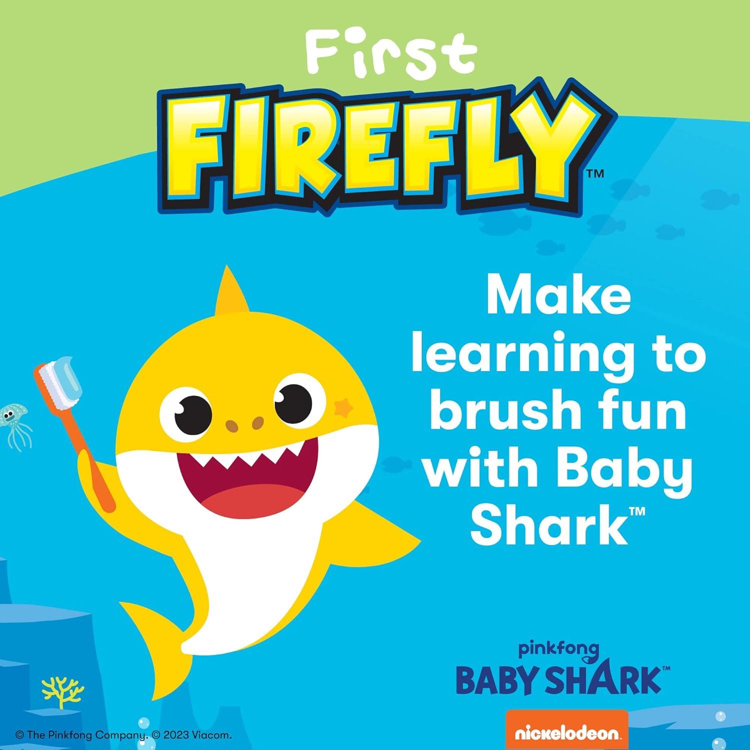 Cepillo de Dientes Entrenador Firefly Baby Shark con Luz