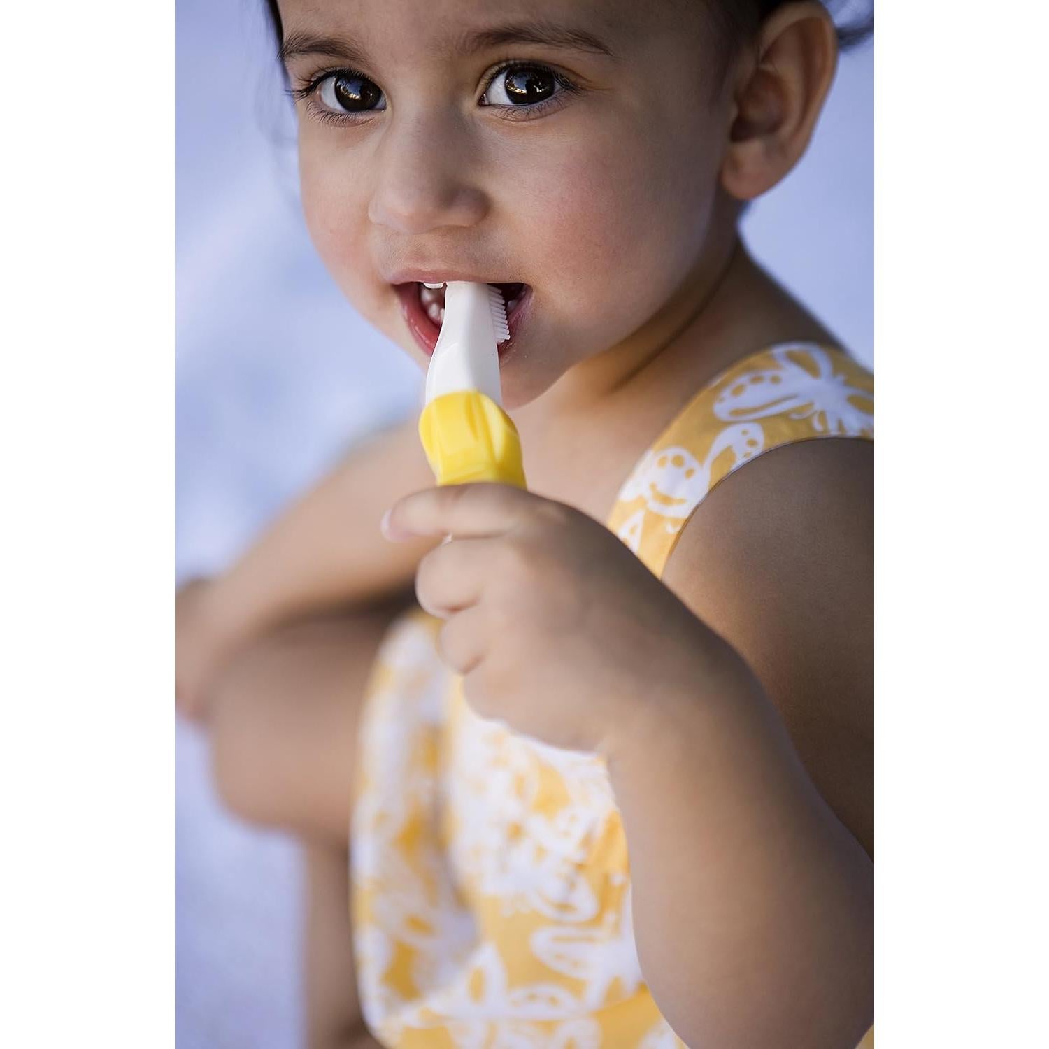 Cepillo de Dientes Entrenador Baby Banana para Niños Pequeños