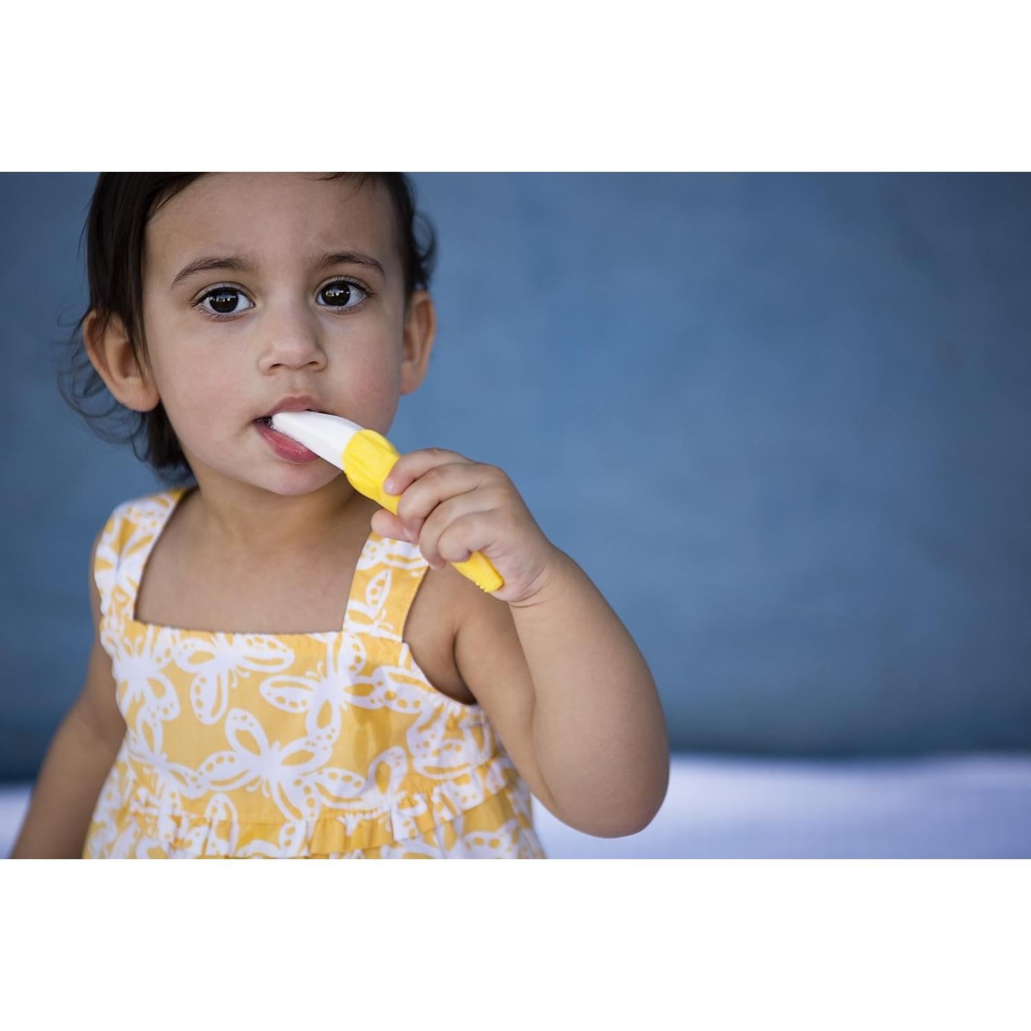 Cepillo de Dientes Entrenador Baby Banana para Niños Pequeños