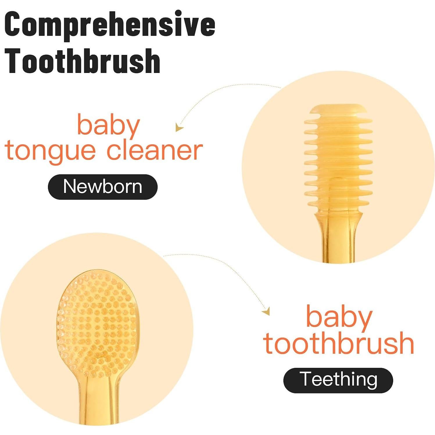 Limpiador de Lengua y Cepillo de Dientes Phanpy - Bebés 0-12 Meses