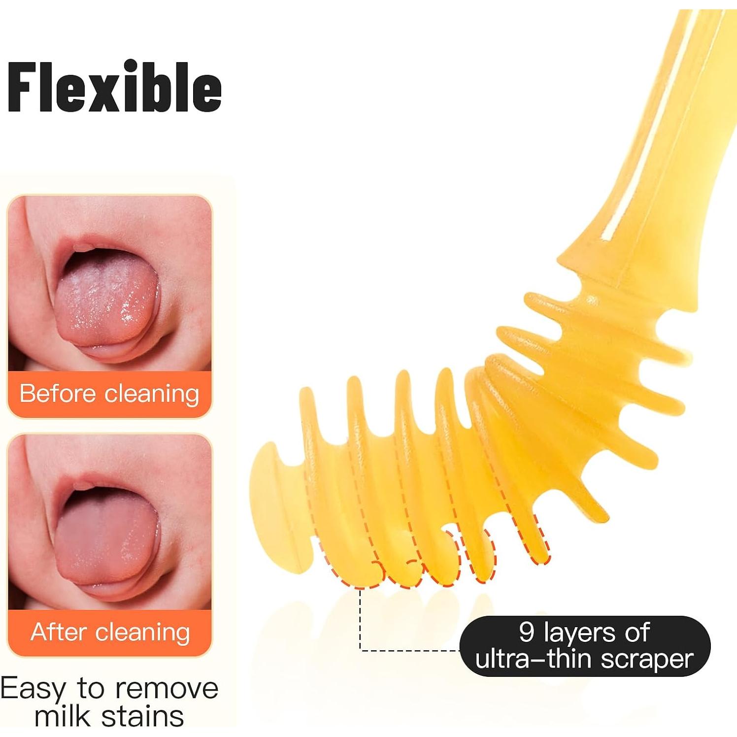 Limpiador de Lengua y Cepillo de Dientes Phanpy - Bebés 0-12 Meses