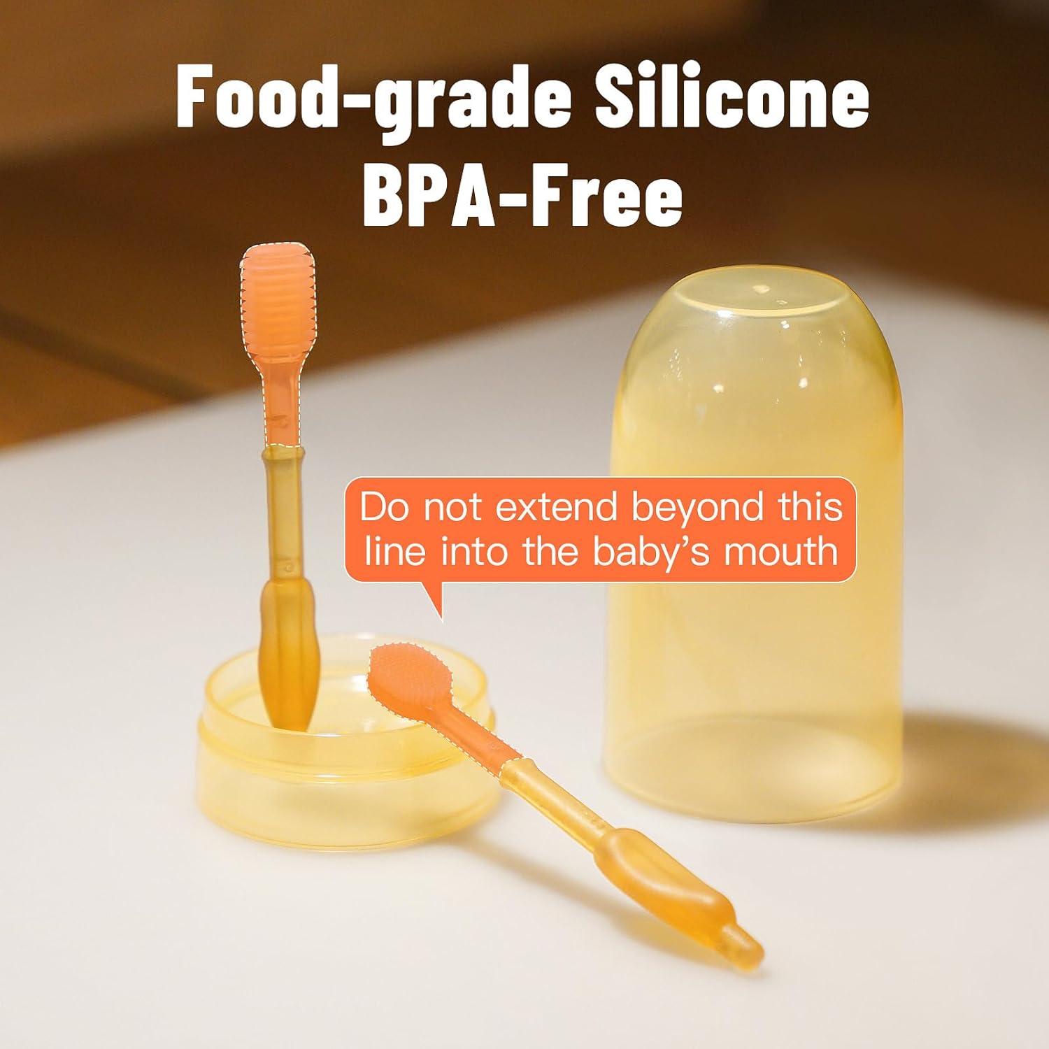 Limpiador de Lengua y Cepillo de Dientes Phanpy - Bebés 0-12 Meses