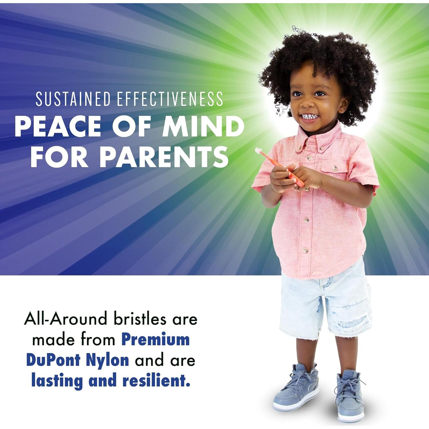 Cepillo de dientes Brilliant Oral Care para niños 3 unidades