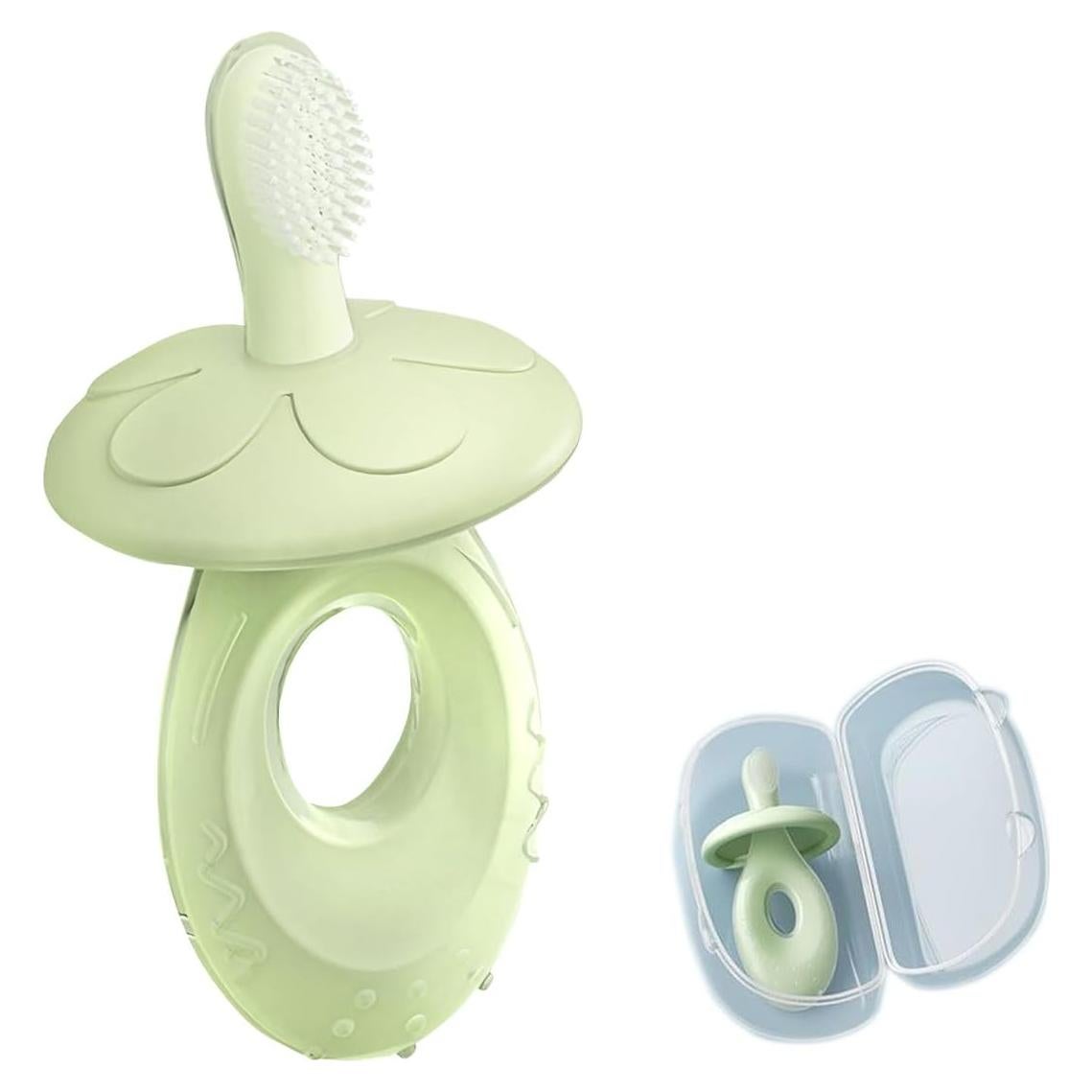 Cepillo de Dientes y Mordedor BOVELLA Verde para Bebés