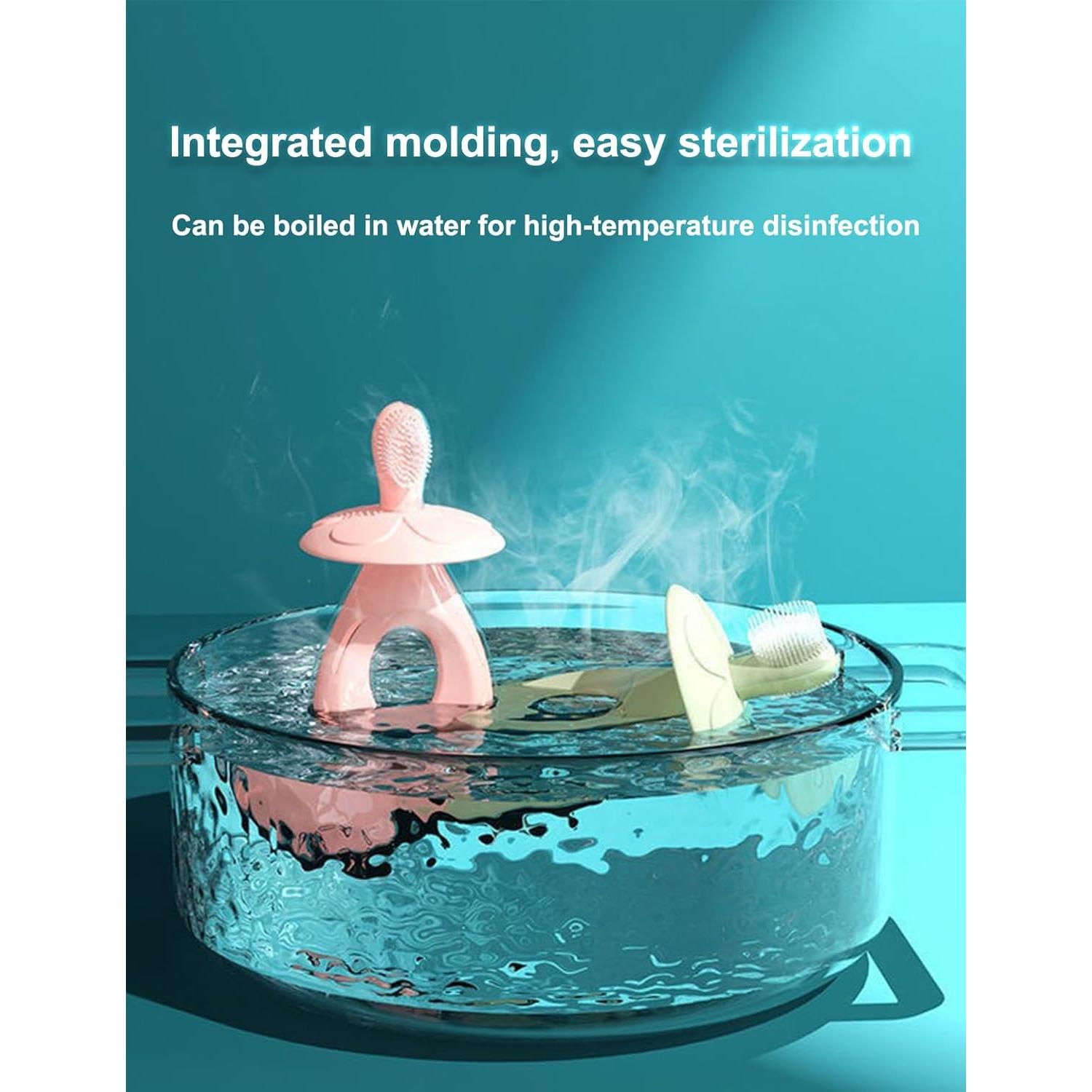 Cepillo de Dientes y Mordedor BOVELLA Verde para Bebés