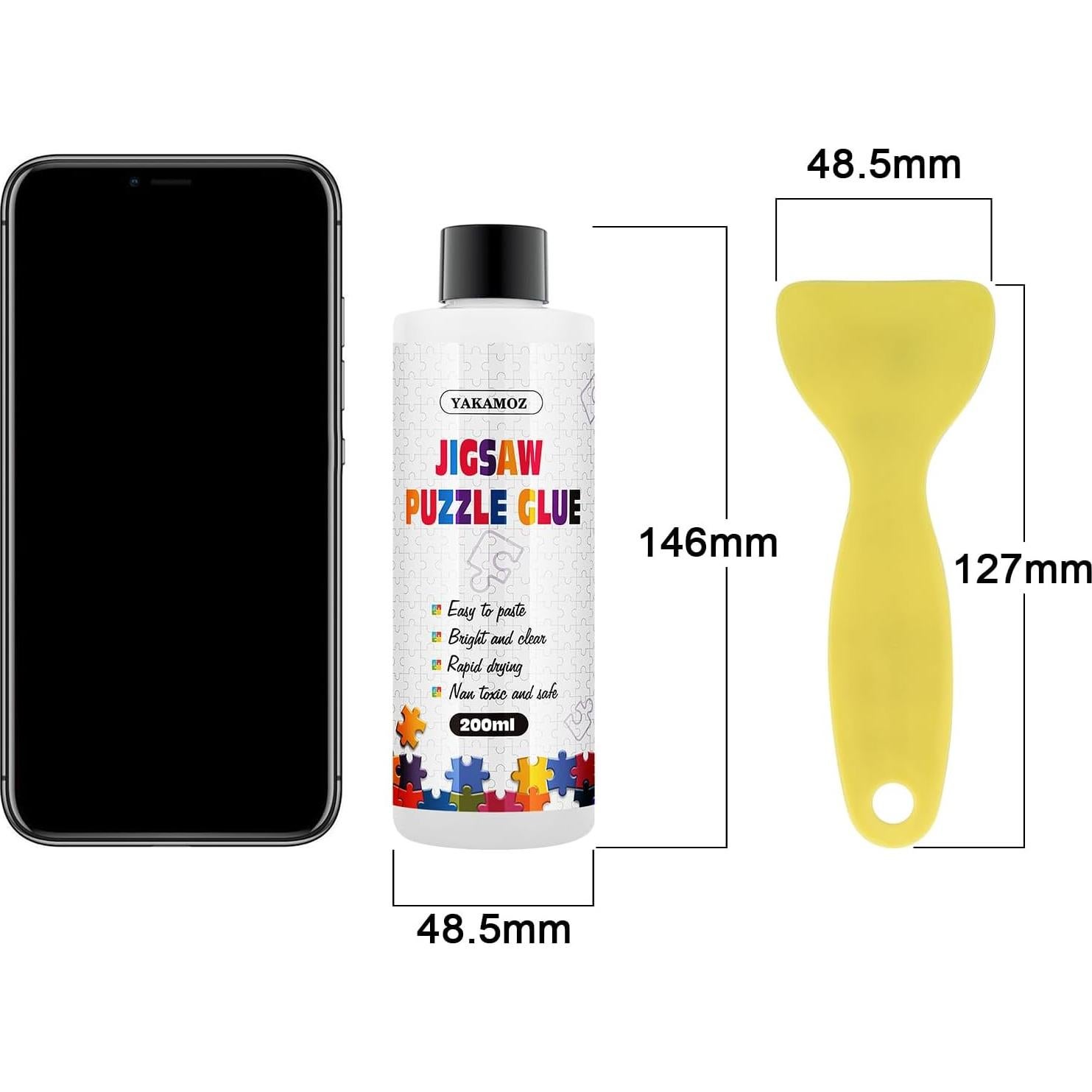 Pegamento para Rompecabezas YAKAMOZ 200ml Secado Rápido