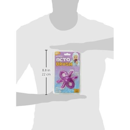 Cepillo de Dientes Pulpo Banana Bebé - Silicona 100% para Bebés