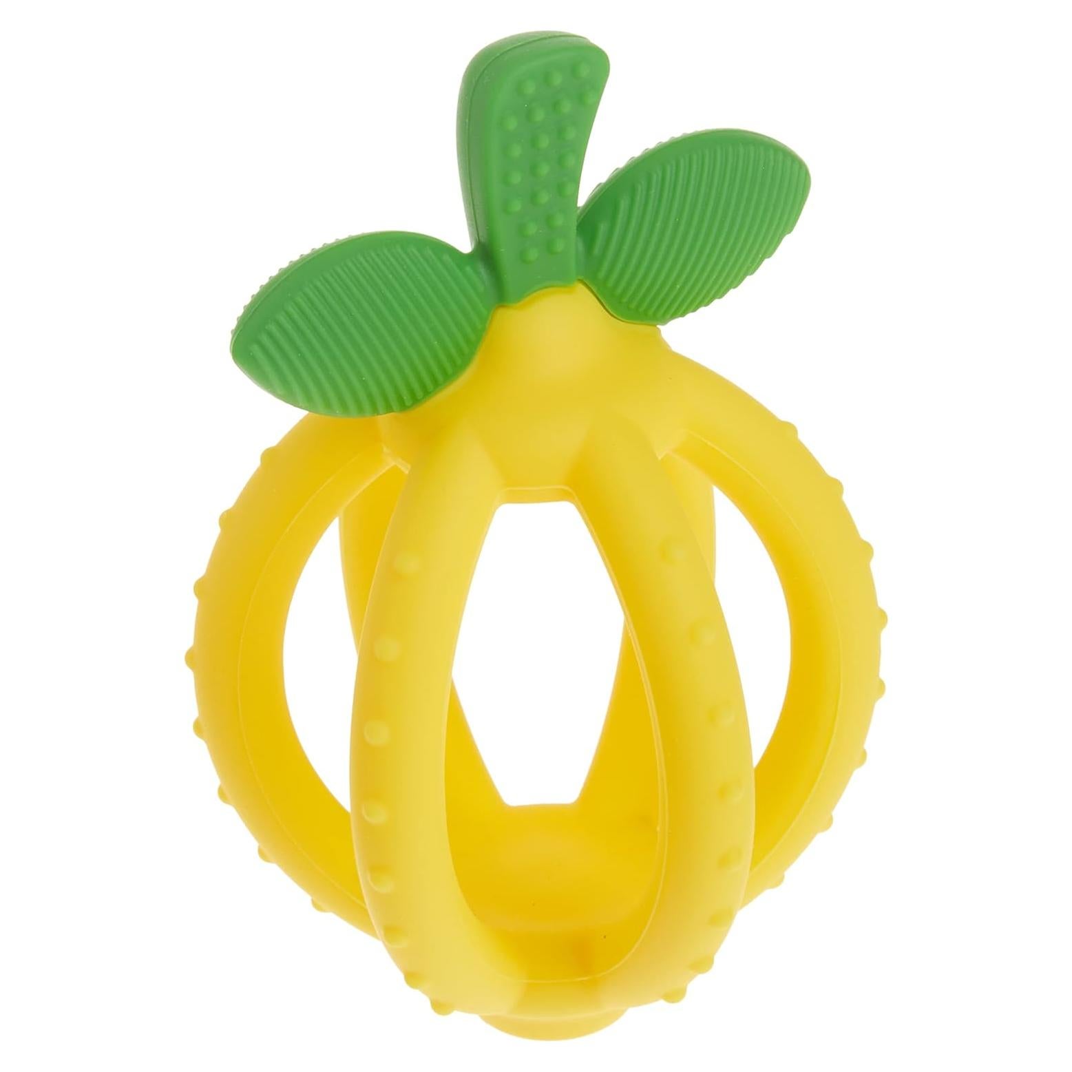 Pelota de Dentición Itzy Ritzy Limón - Silicona Libre de BPA
