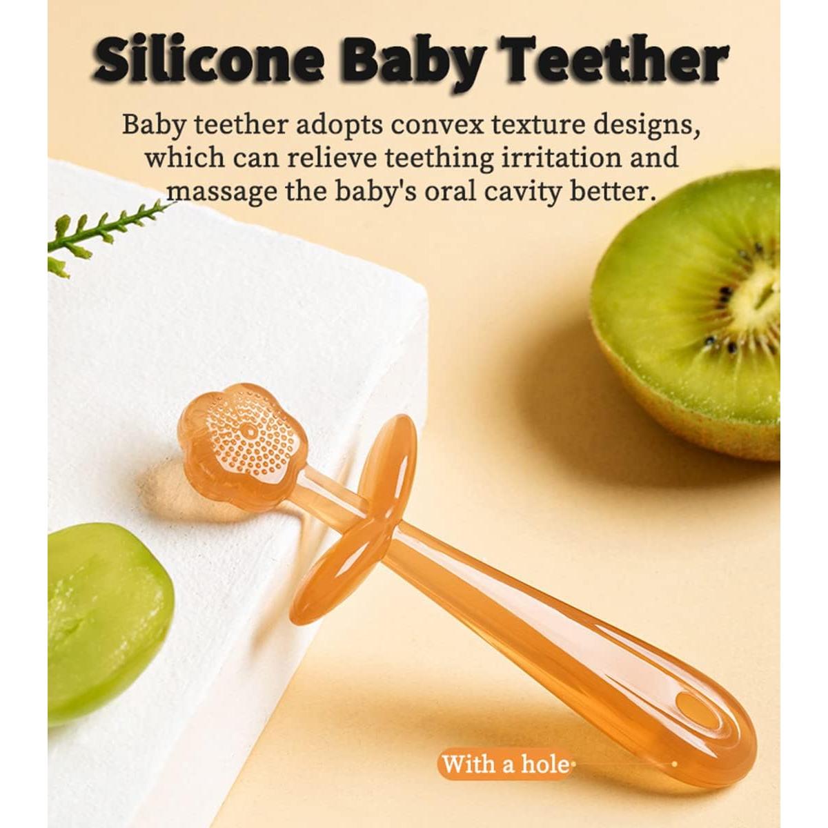 Juego de Cepillos de Dientes FOKiiBO para Bebés 0-18M