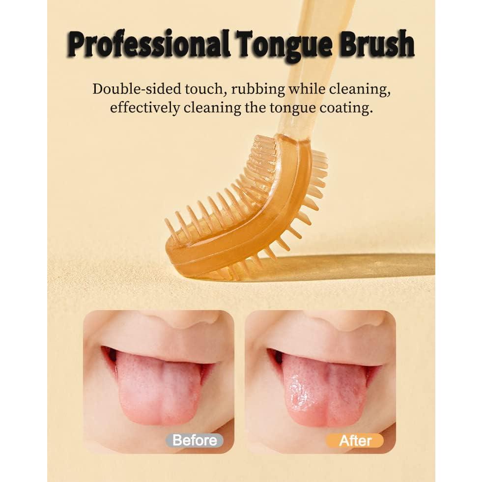 Juego de Cepillos de Dientes FOKiiBO para Bebés 0-18M