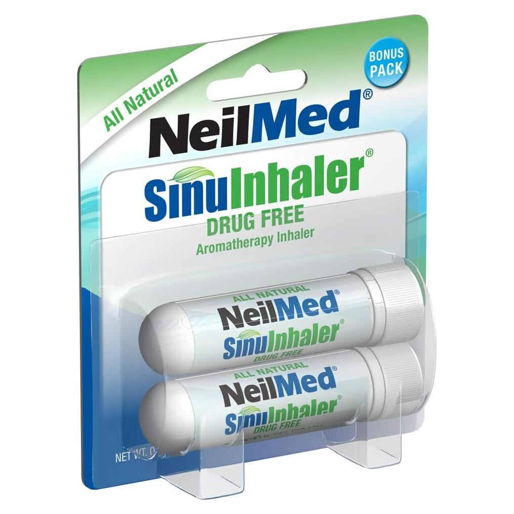 Inhalador Natural SinuInhaler Neilmed Aromaterapia 2 Unidades