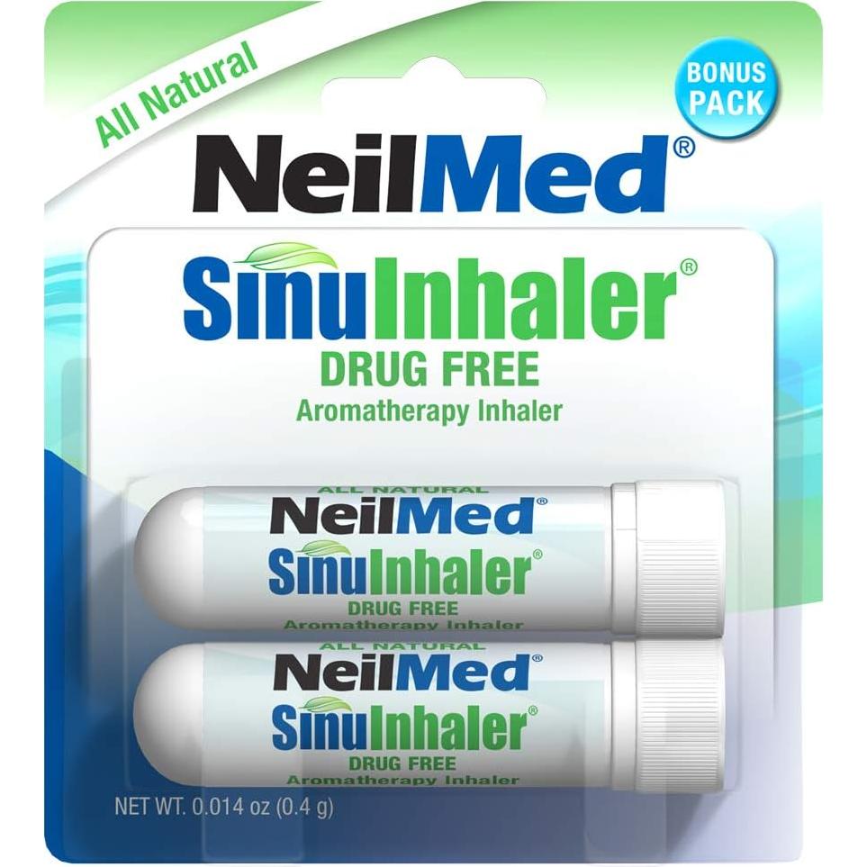 Inhalador Natural SinuInhaler Neilmed Aromaterapia 2 Unidades