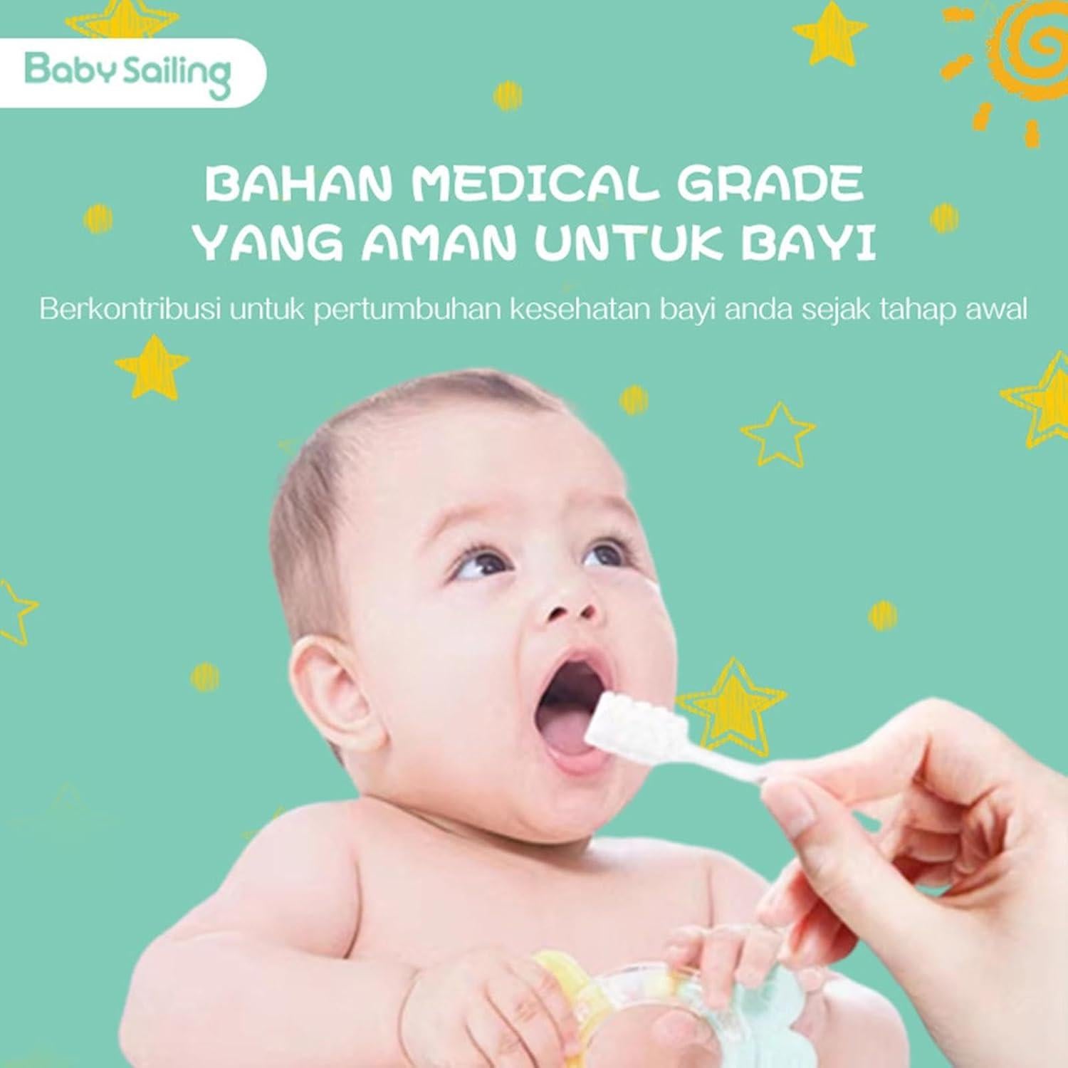 Palillo de Limpieza Dental para Bebés BARASH - 12.19x8.79 cm