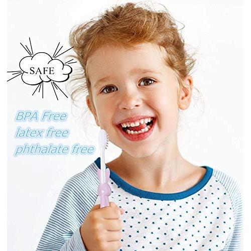 Set de 12 Cepillos de Dientes Patelai para Niños con Ventosa