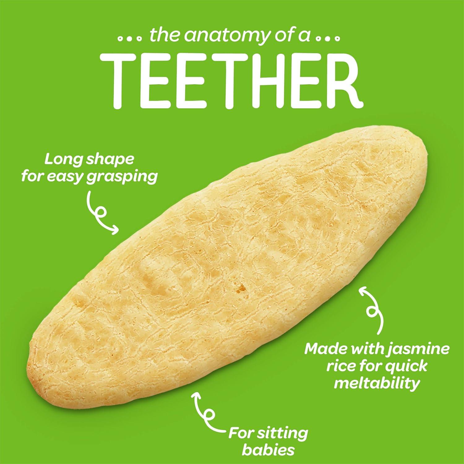 Mordedor Happy Baby Organics 12 Unidades Variedad Sabores