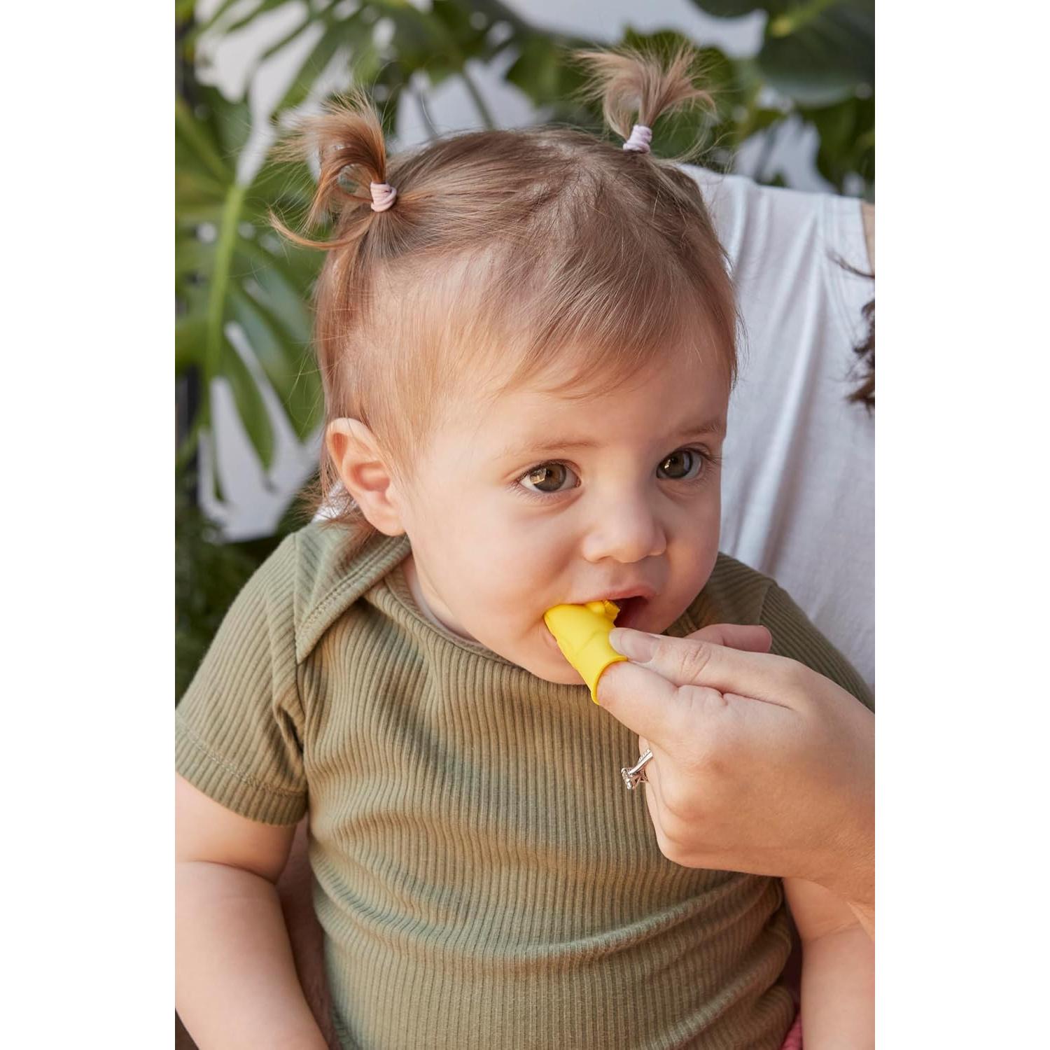 Cepillo de Dedo SuperMouth Keri para Bebés - Silicona Suave