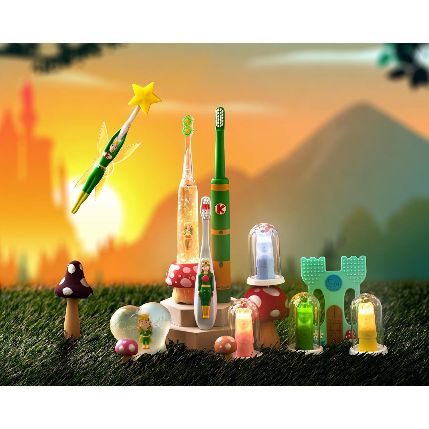 Cepillo de Dedo SuperMouth Keri para Bebés - Silicona Suave