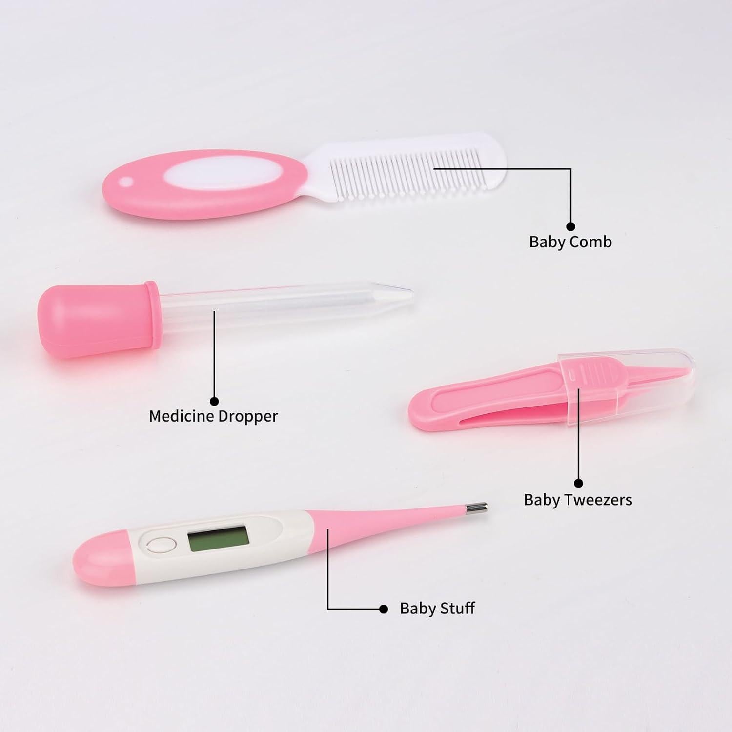 Kit de Cuidado para Bebés Esonto 17 en 1 Rosa