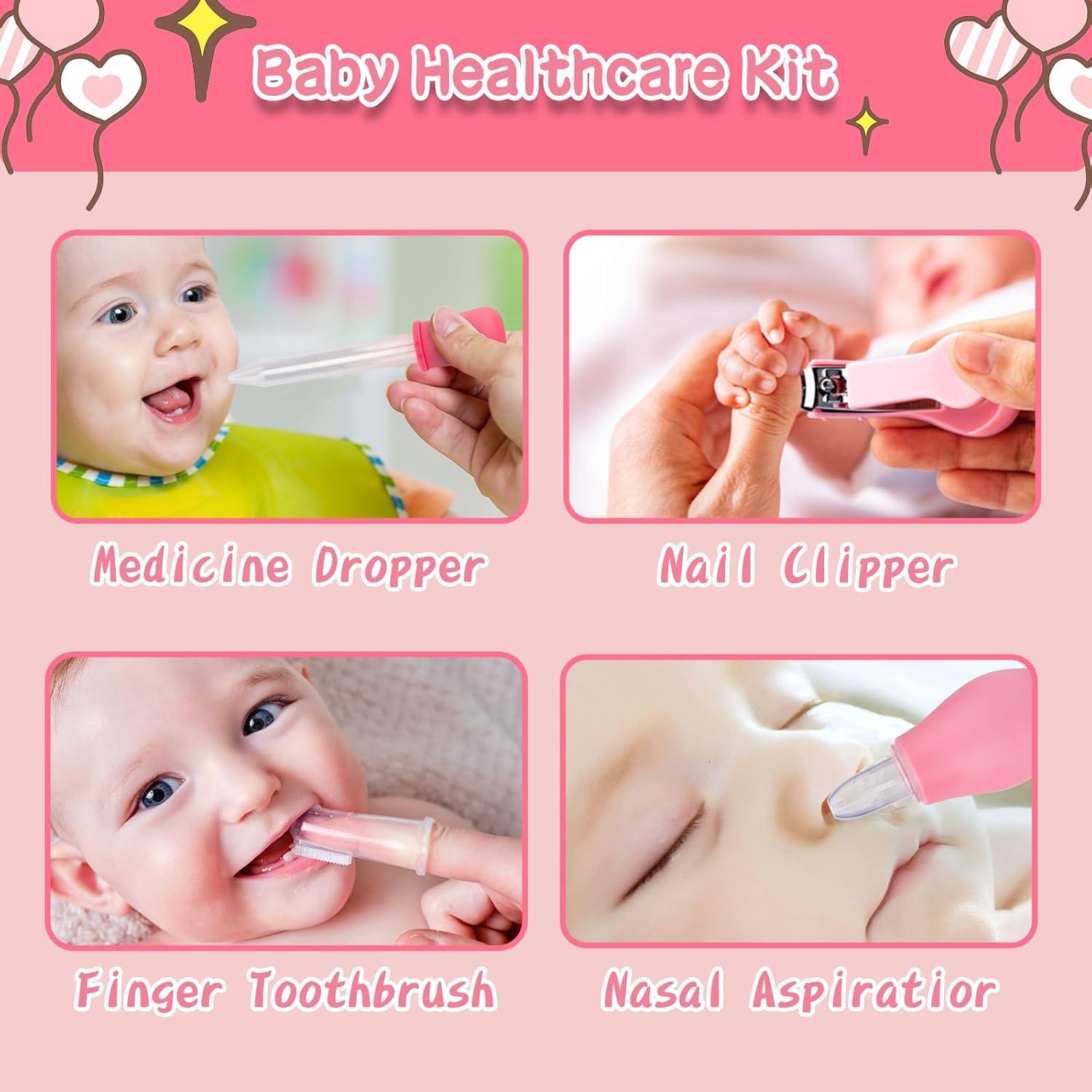 Kit de Cuidado para Bebés Esonto 17 en 1 Rosa