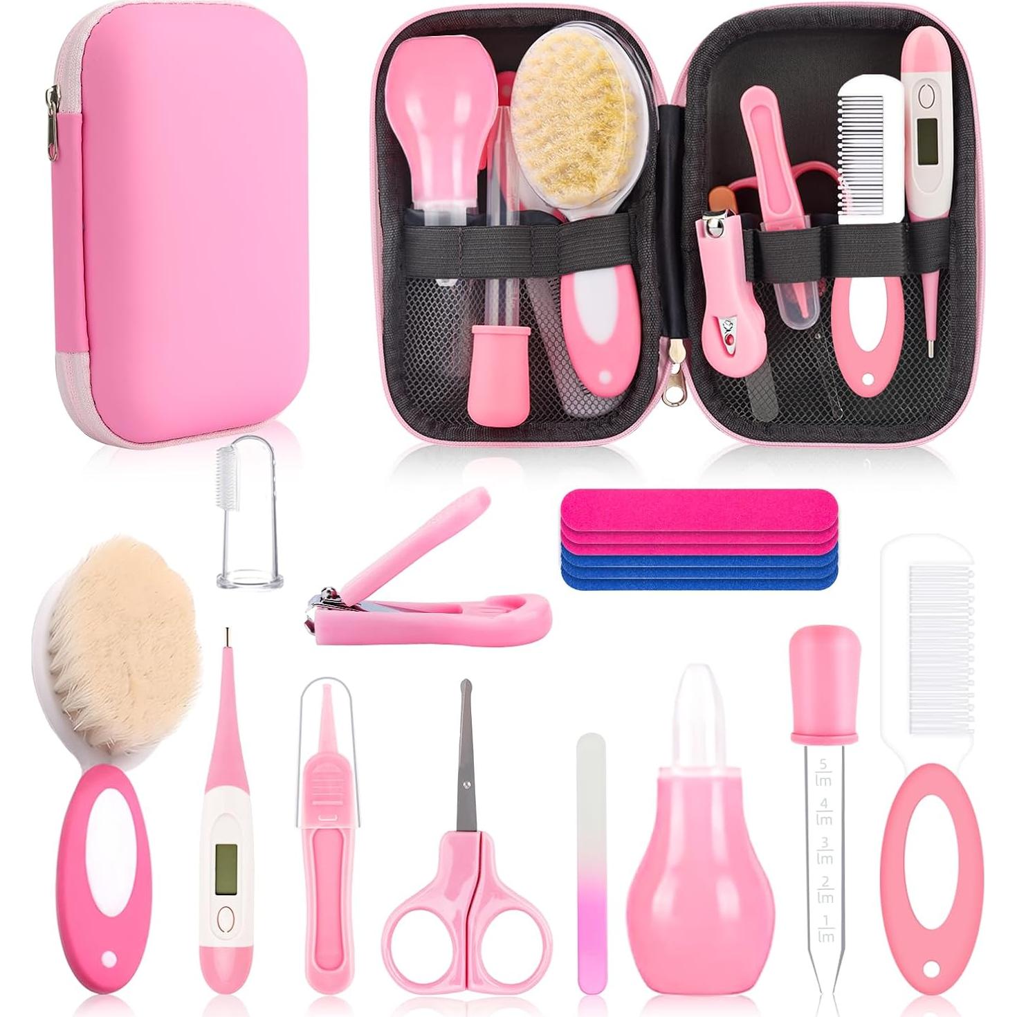 Kit de Cuidado para Bebés Esonto 17 en 1 Rosa