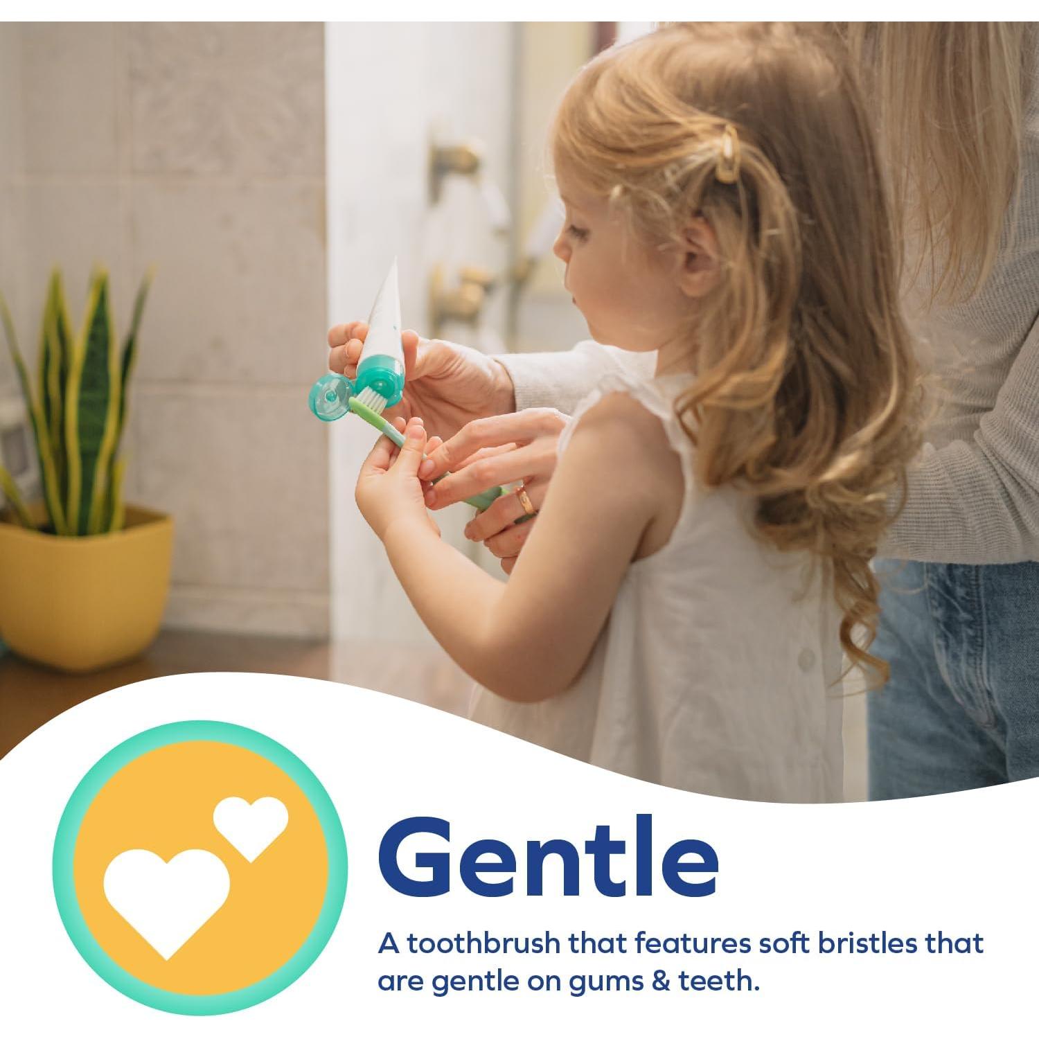 Cepillo de Dientes Suave para Niños Dr. Talbot Elefante 6+ Meses