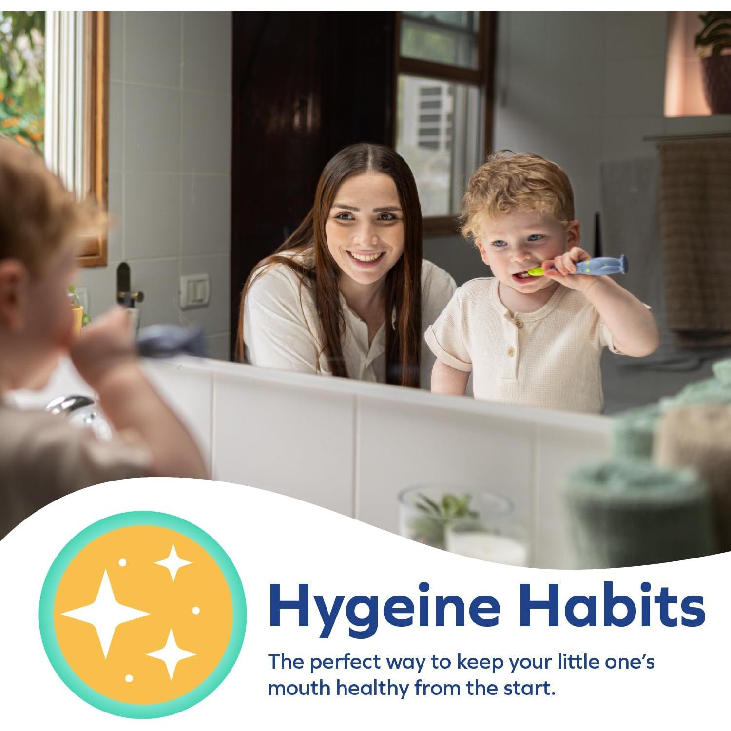 Cepillo de Dientes Suave para Niños Dr. Talbot Elefante 6+ Meses