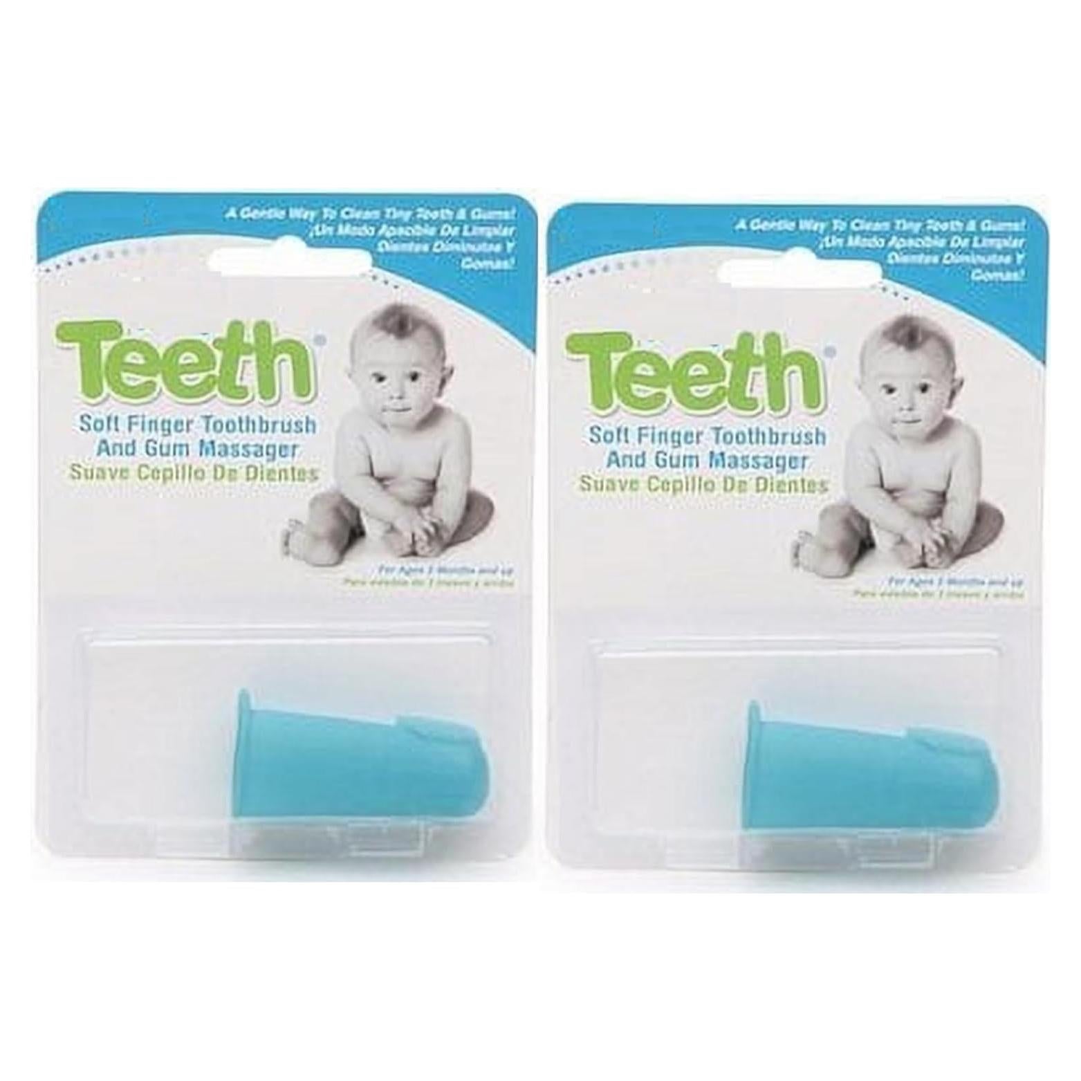 Cepillo de Dientes Suave para Bebés Tiny Laclede - 2 Piezas