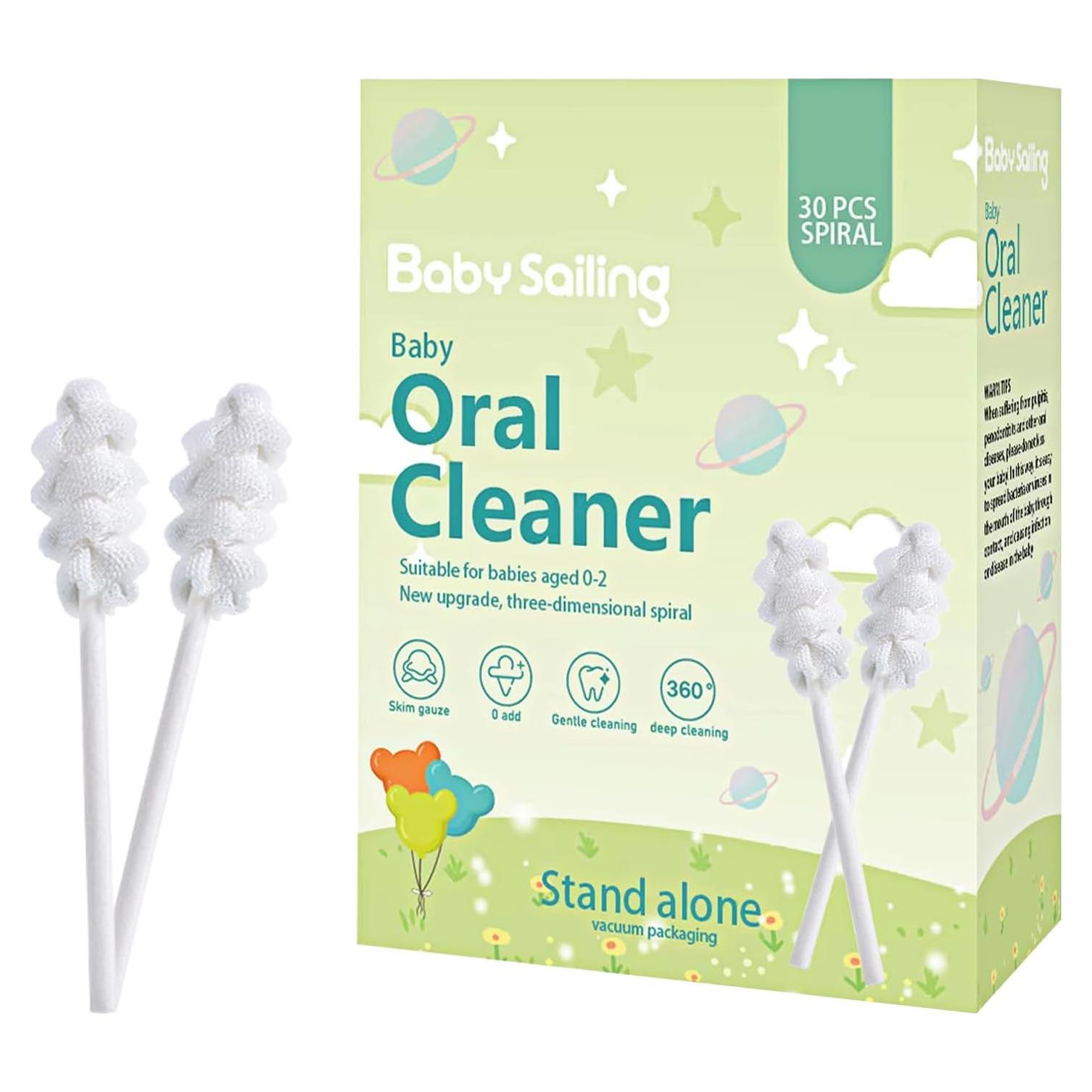 30 Limpiadores de Lengua para Bebés Foily - Cuidado Oral Suave