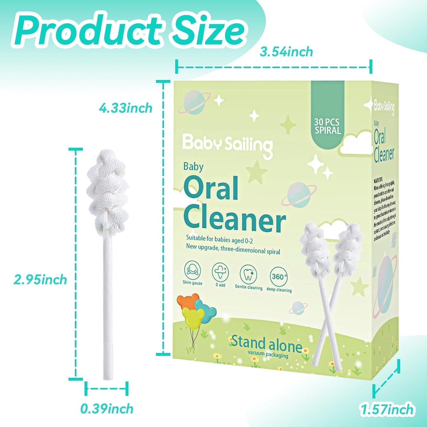 30 Limpiadores de Lengua para Bebés Foily - Cuidado Oral Suave