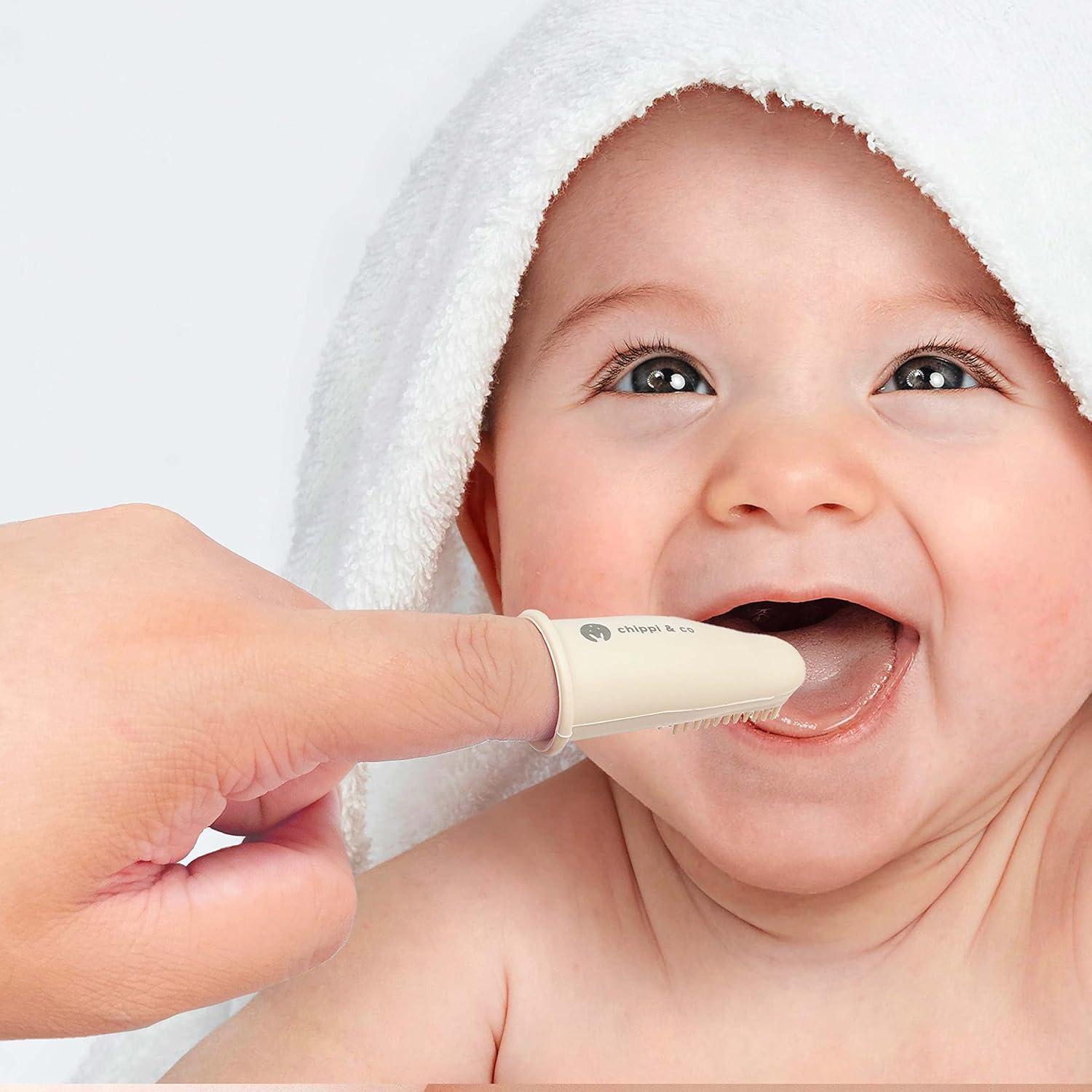 Cepillo de Dientes de Silicona Chippi & Co para Bebés 0-3 Años