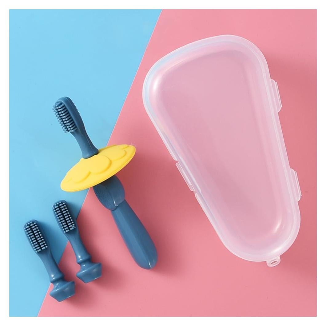 Cepillo de Dientes para Bebés XYC con Ventosa y Cepillo de Dedo