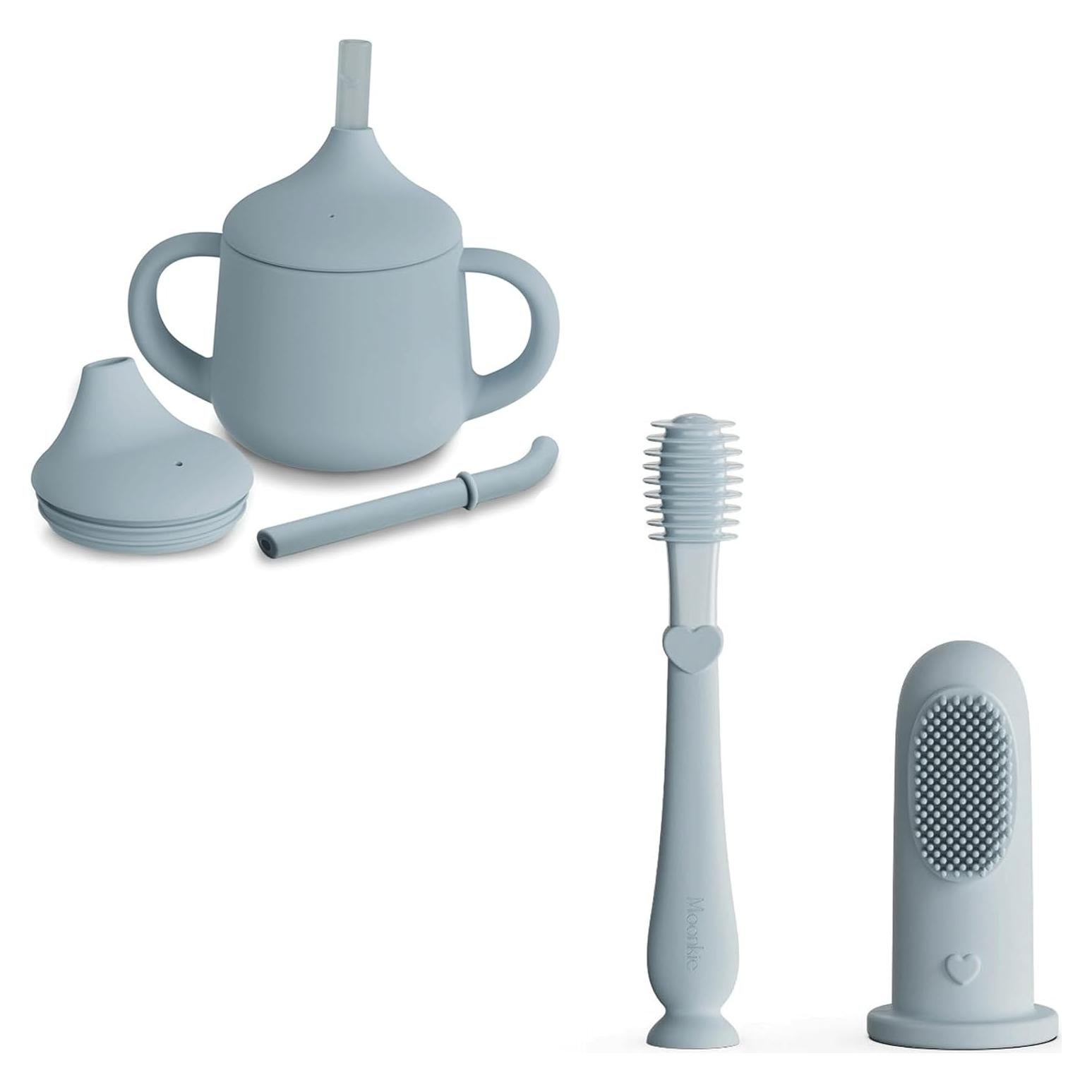 Taza de Entrenamiento Moonkie 3 en 1 para Bebés 118 ml