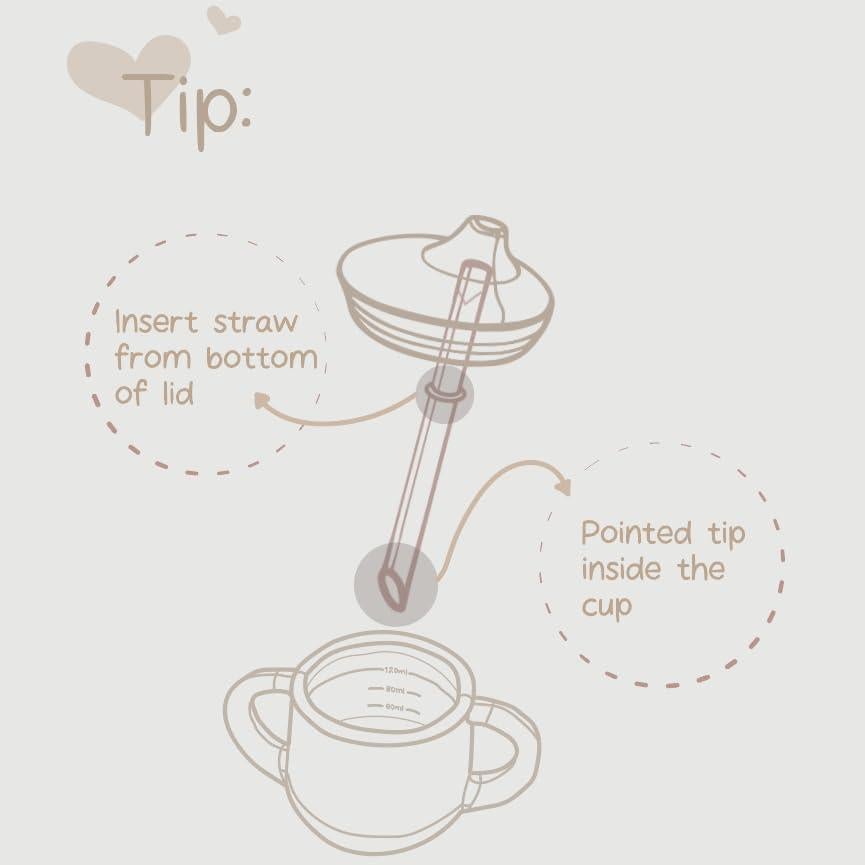 Taza de Entrenamiento Moonkie 3 en 1 para Bebés 118 ml