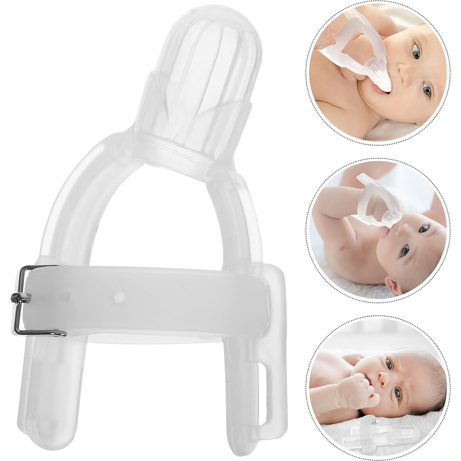 Protector de Dedos para Bebés EXCEART Silicona Ajustable