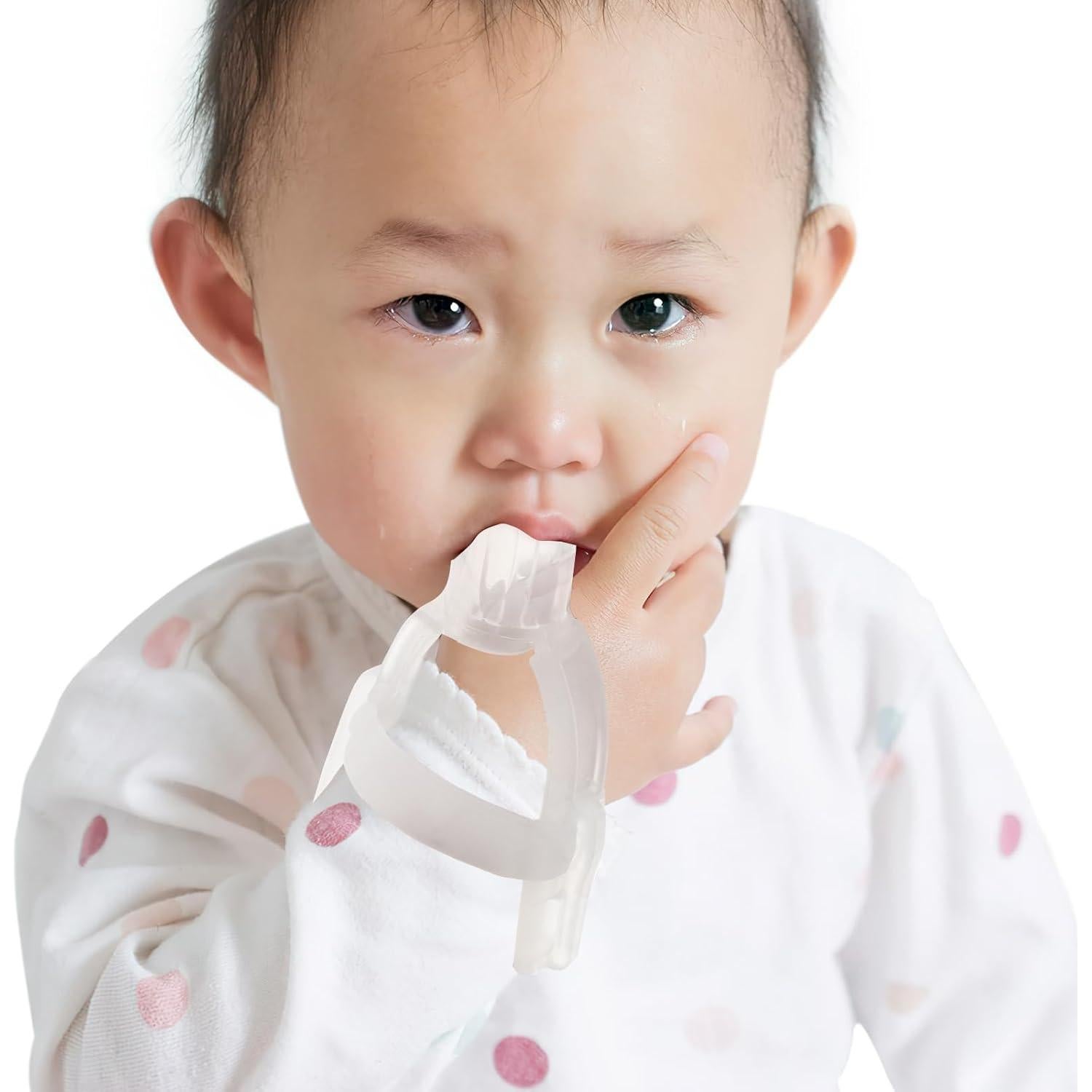 Protector de Dedos para Bebés EXCEART Silicona Ajustable