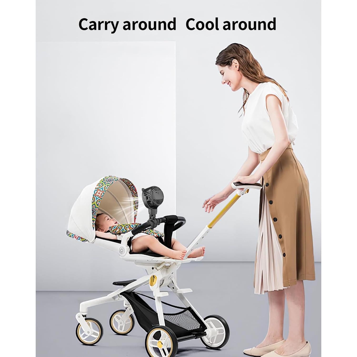 Ventilador Portátil Recargable GOTOTO 2000mAh 3 Velocidades