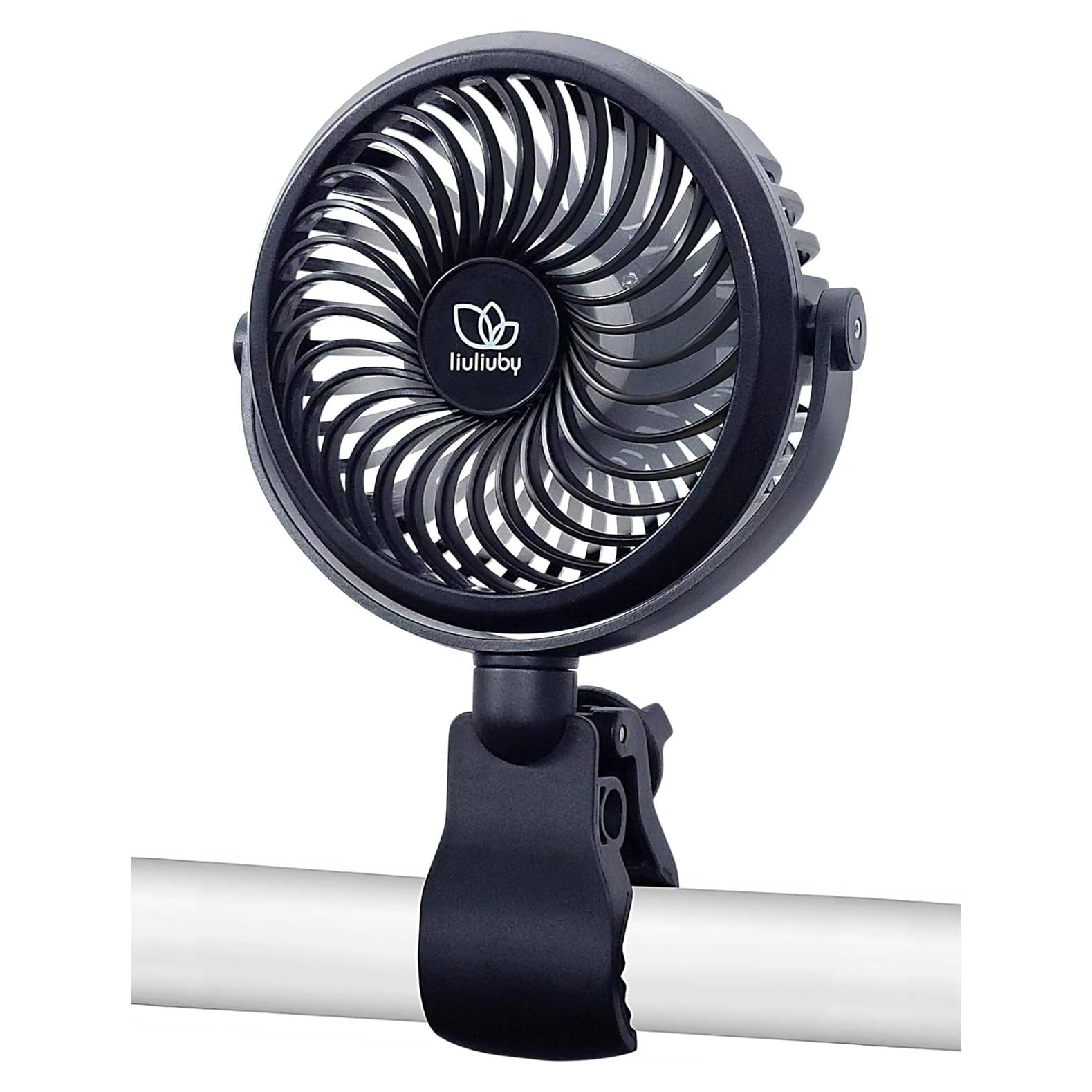 Ventilador Portátil Recargable para Cochecito liuliuby 2024