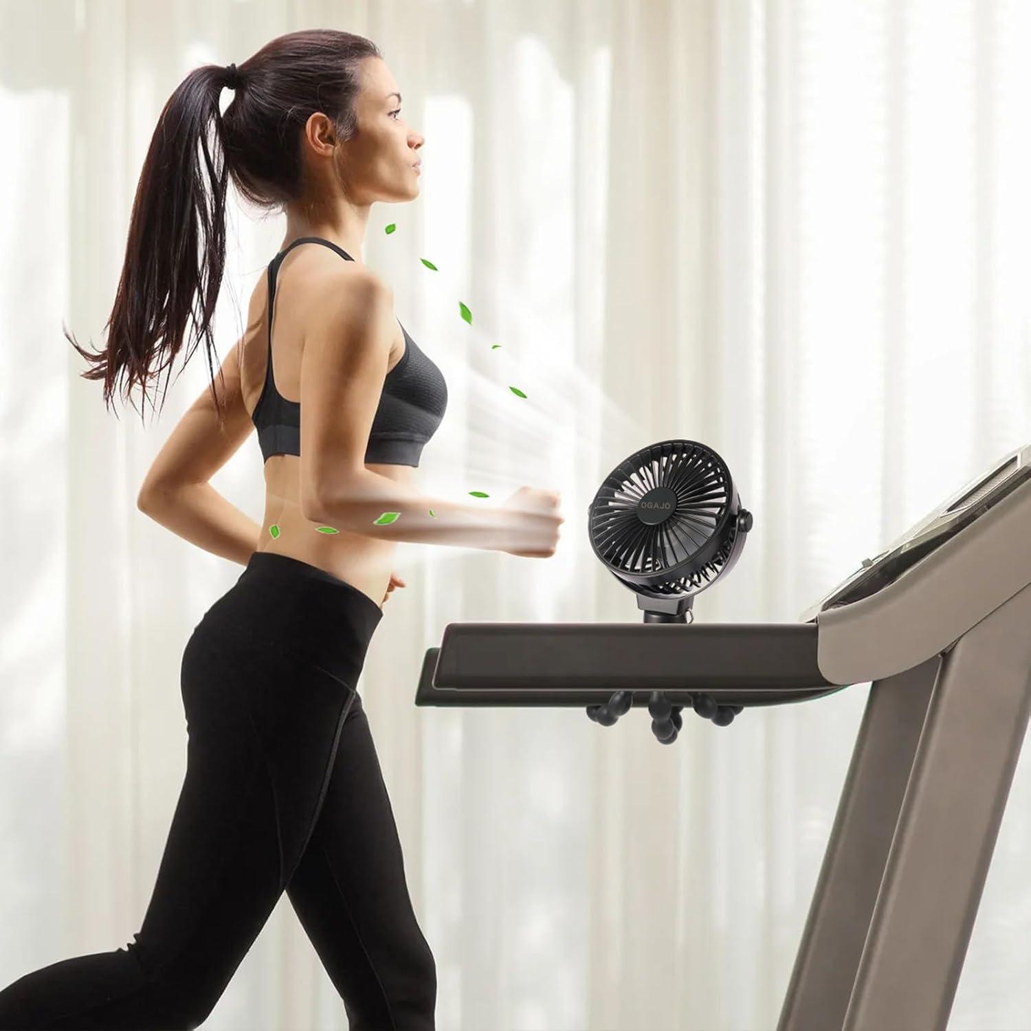 Ventilador Portátil OGAJO para Cochecito 5200mAh 3 Velocidades