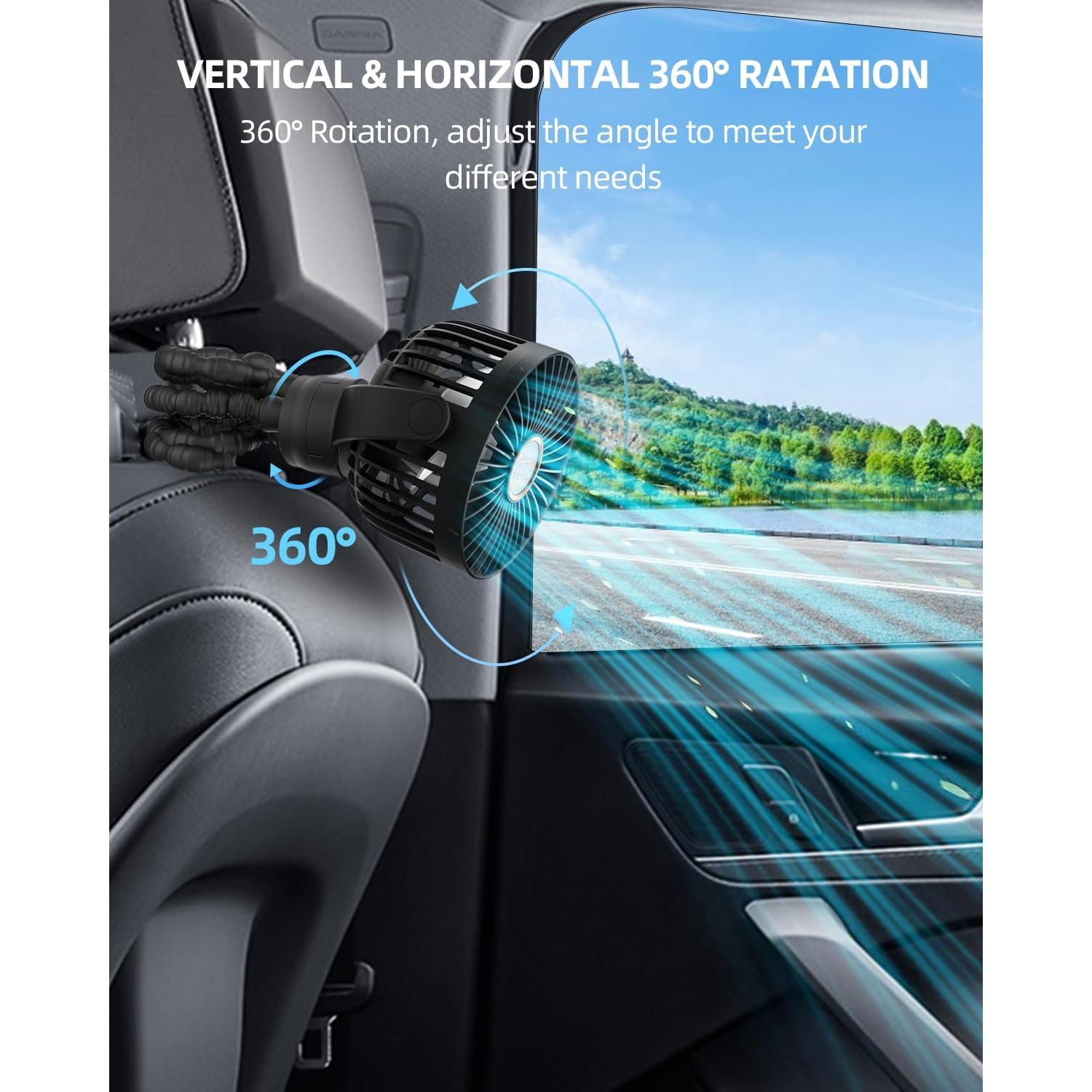 Ventilador de Cochecito KIDEE Mini Portátil Recargable USB 2000mAh