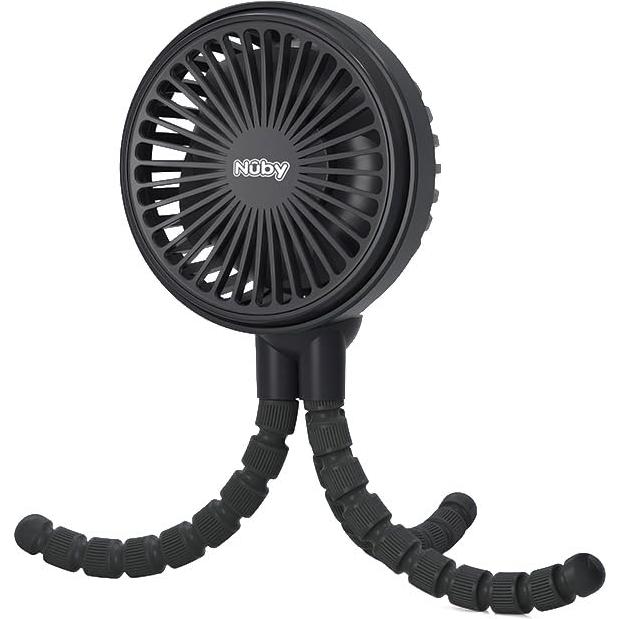 Ventilador de Cochecito Nuby Portátil 3 Velocidades Negro