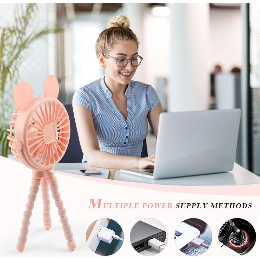Ventilador Portátil Suteng para Cochecito con Trípode Flexible