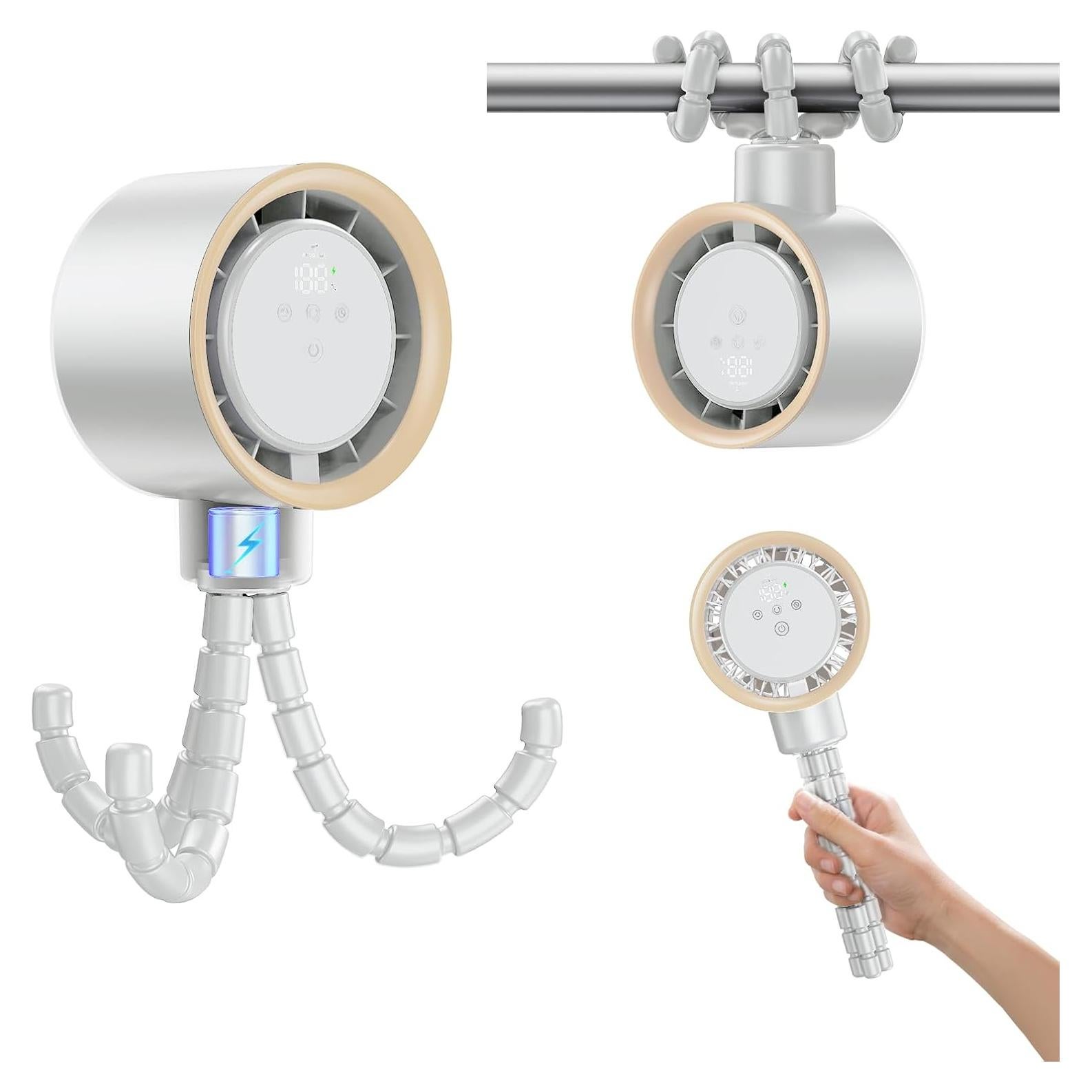 Ventilador Portátil NIFBANG para Cochecito de Bebé 4000mAh