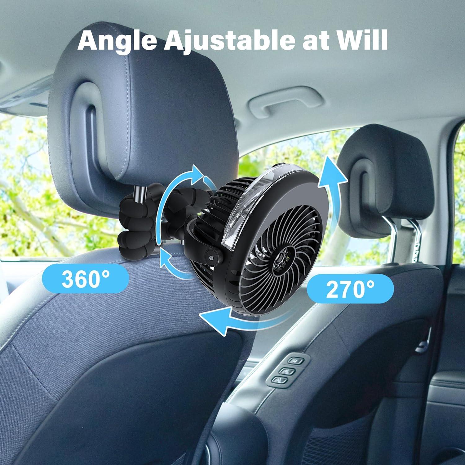 Ventilador Portátil Nebulizador GRANDFAST F002A 4000mAh 360°